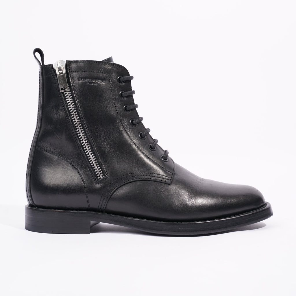 Saint Laurent Womens Rangers Boot Black EU 40 / UK 7