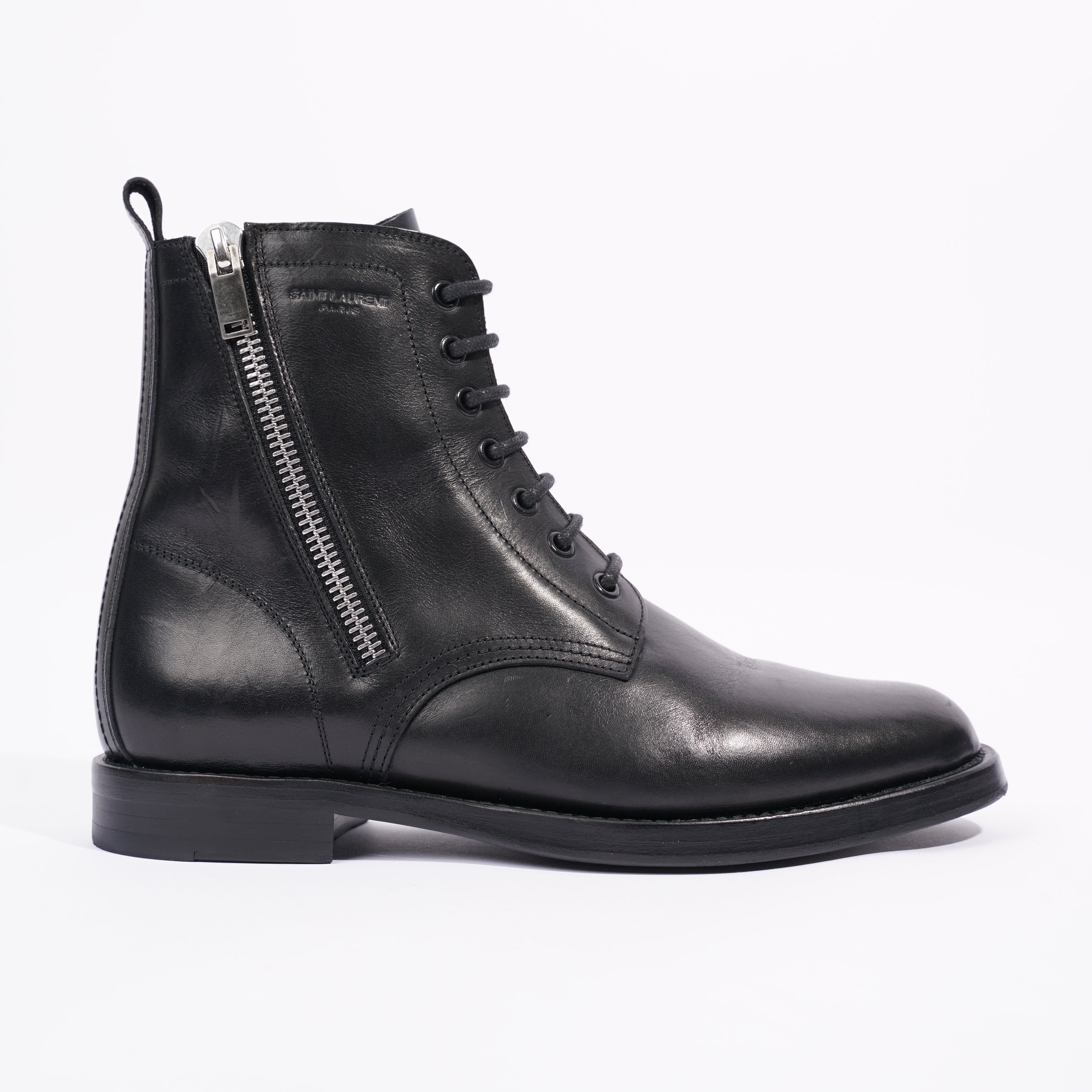Saint Laurent Womens Rangers Boot Black EU 40 / UK 7