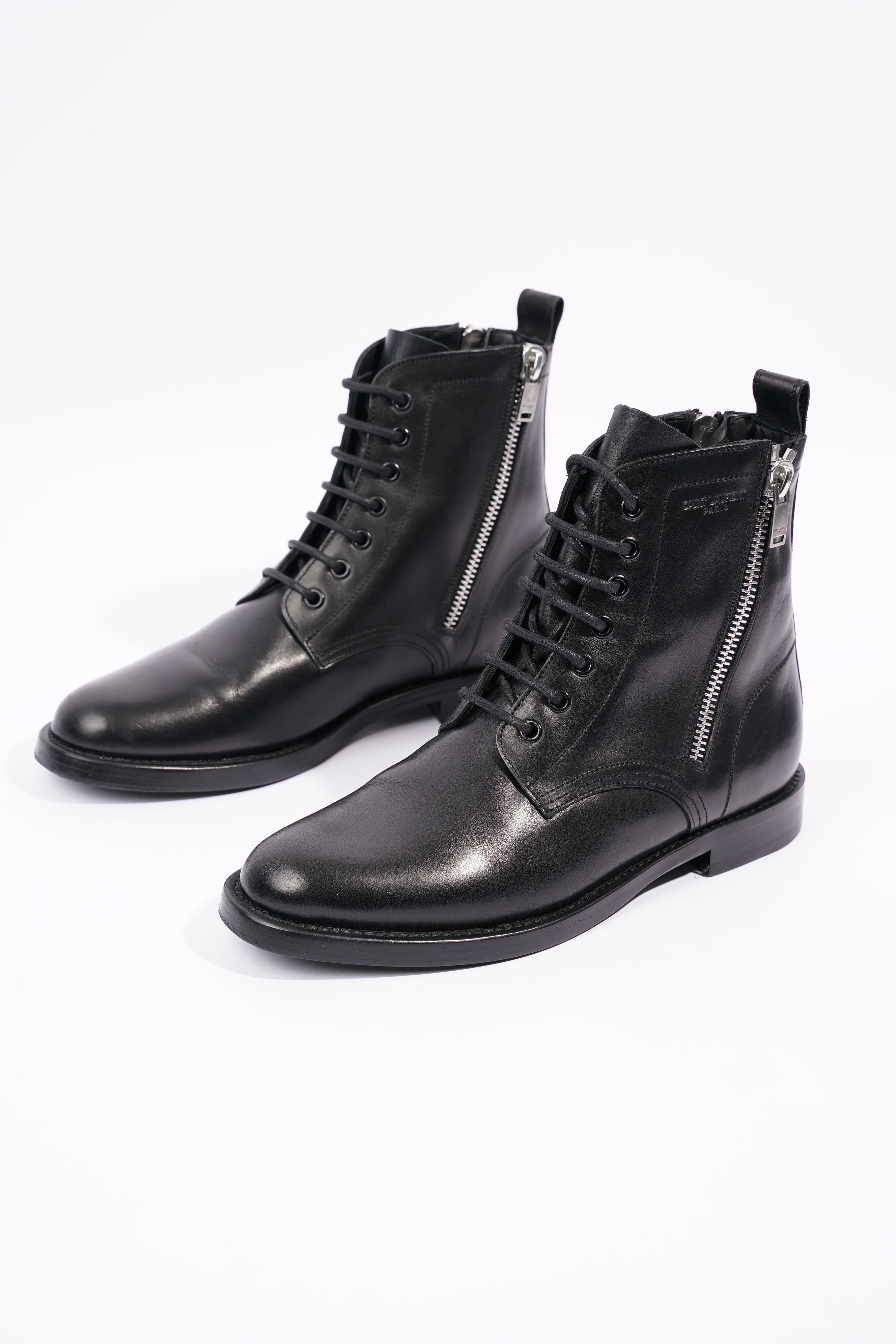 Saint Laurent Womens Rangers Boot Black EU 40 / UK 7