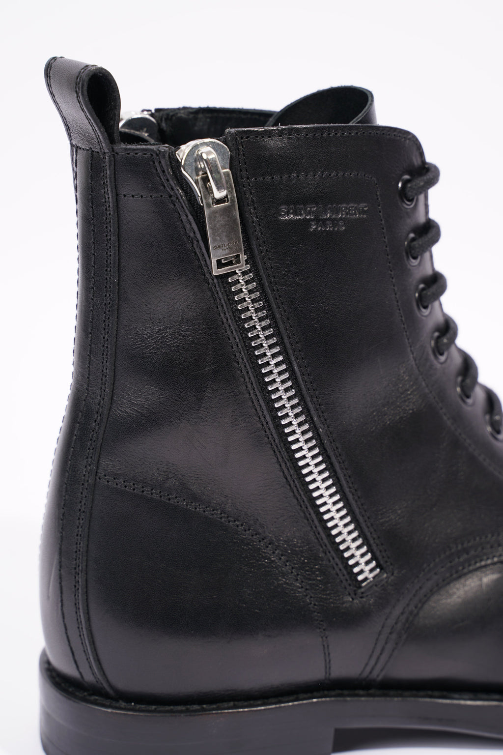 Saint Laurent Womens Rangers Boot Black EU 40 / UK 7