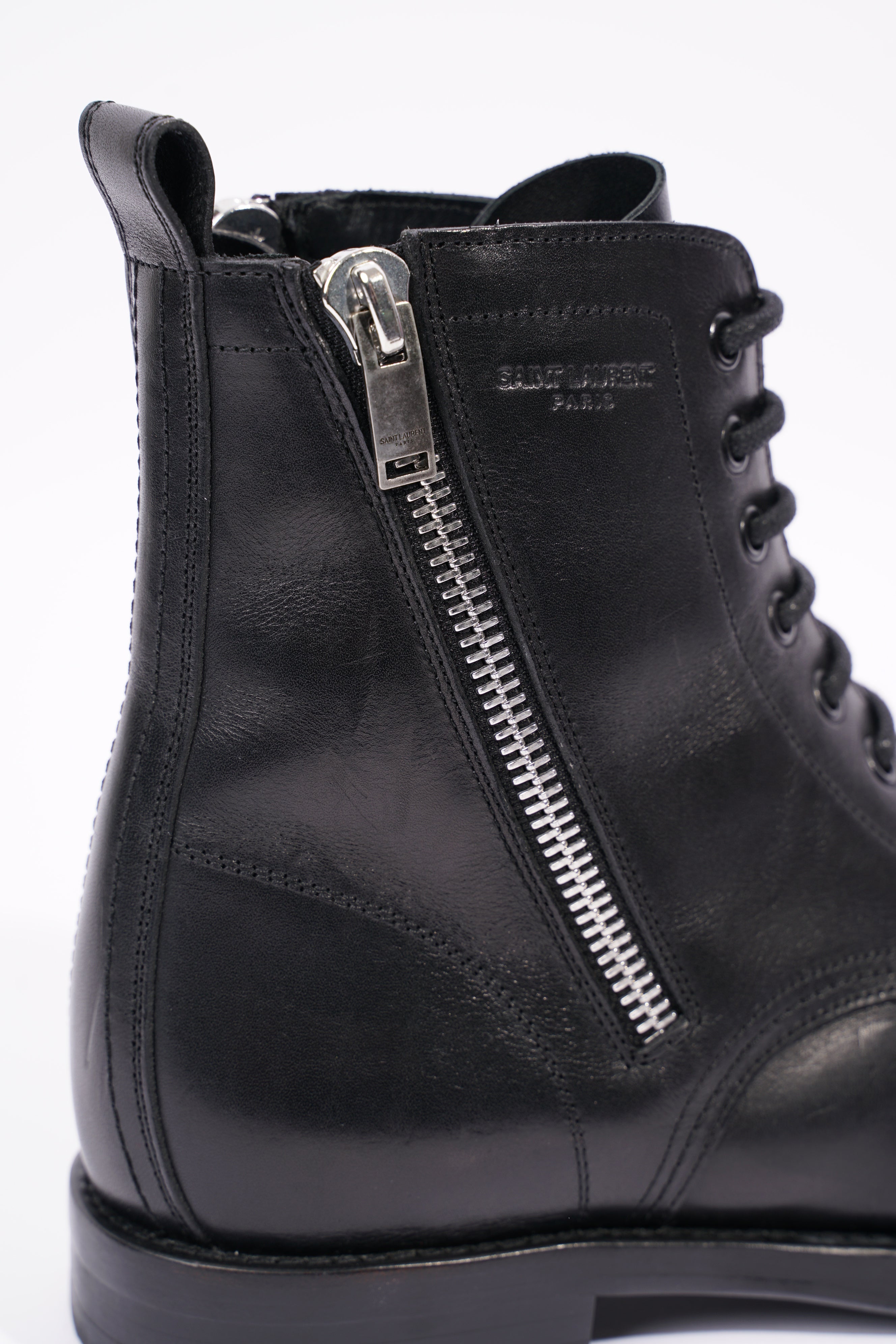 Saint Laurent Womens Rangers Boot Black EU 40 / UK 7