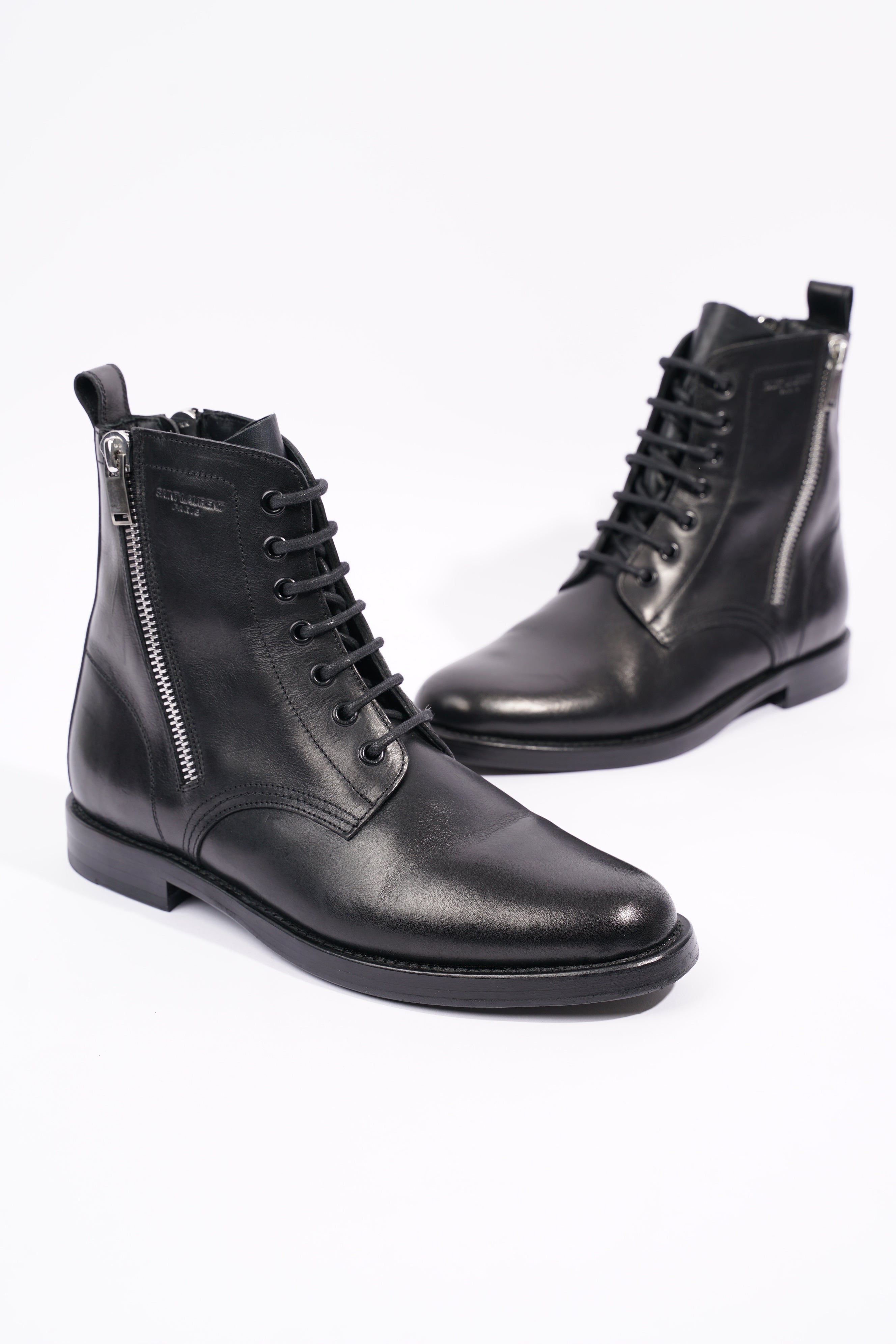 Saint Laurent Womens Rangers Boot Black EU 40 / UK 7