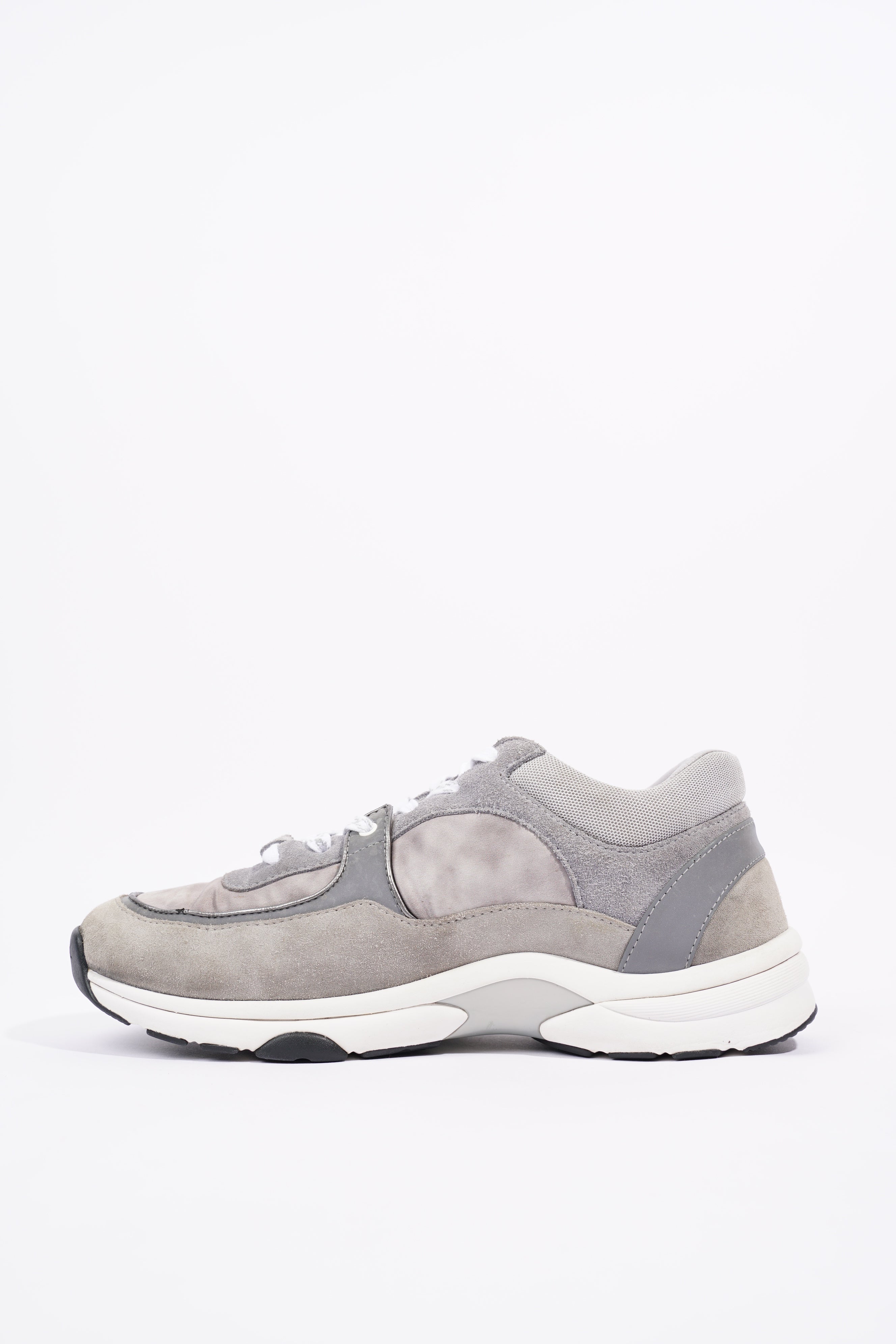 Chanel Mens CC Logo Runner Grey EU 41 / UK 7