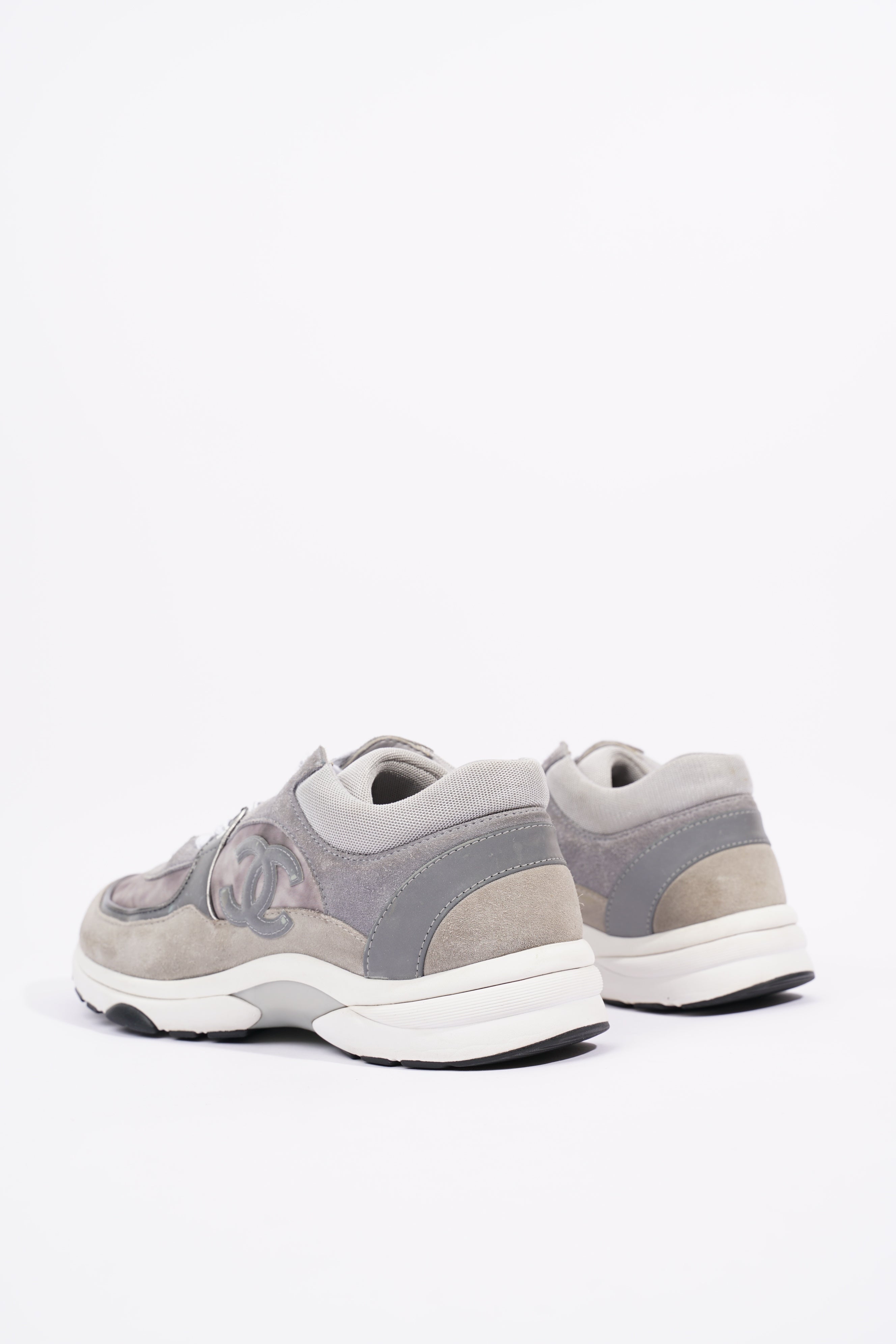 Chanel Mens CC Logo Runner Grey EU 41 / UK 7