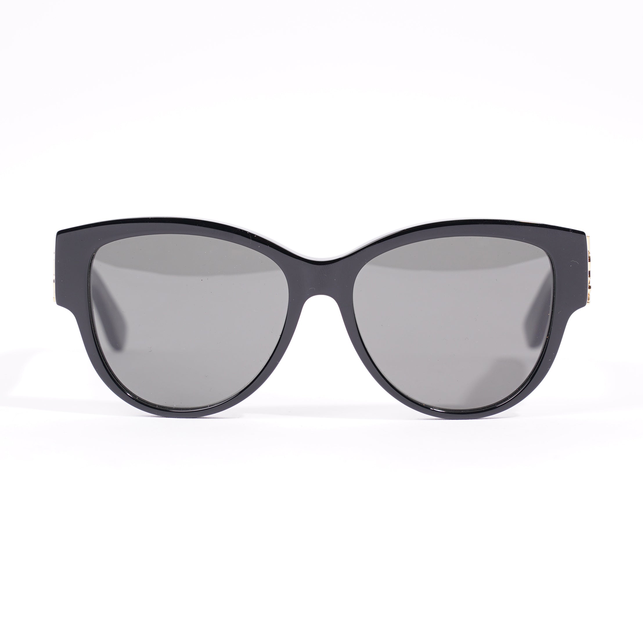 Saint Laurent Womens SLM3 Sunglasses Black / Gold 140