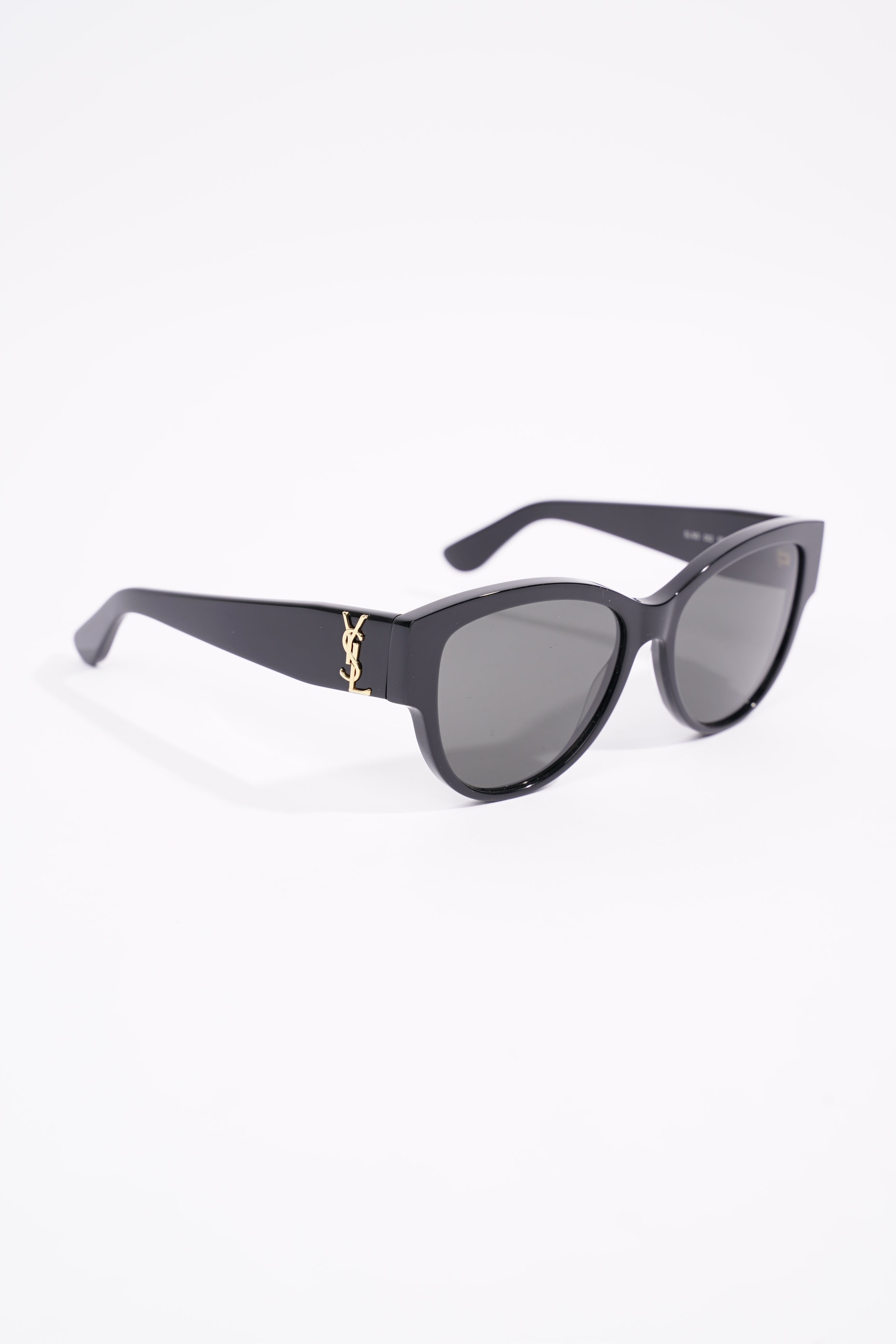 Saint Laurent Womens SLM3 Sunglasses Black / Gold 140