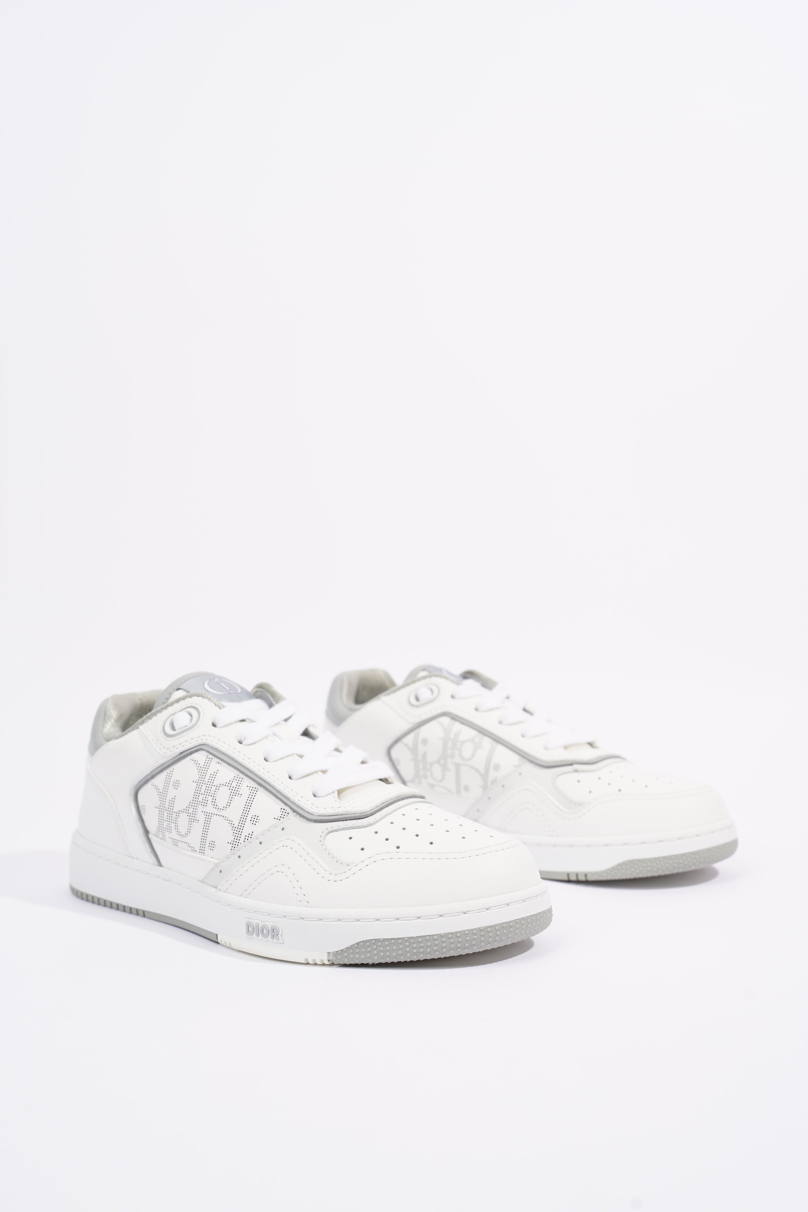 Christian Dior Womens B27 White / Grey EU 37 / UK 4