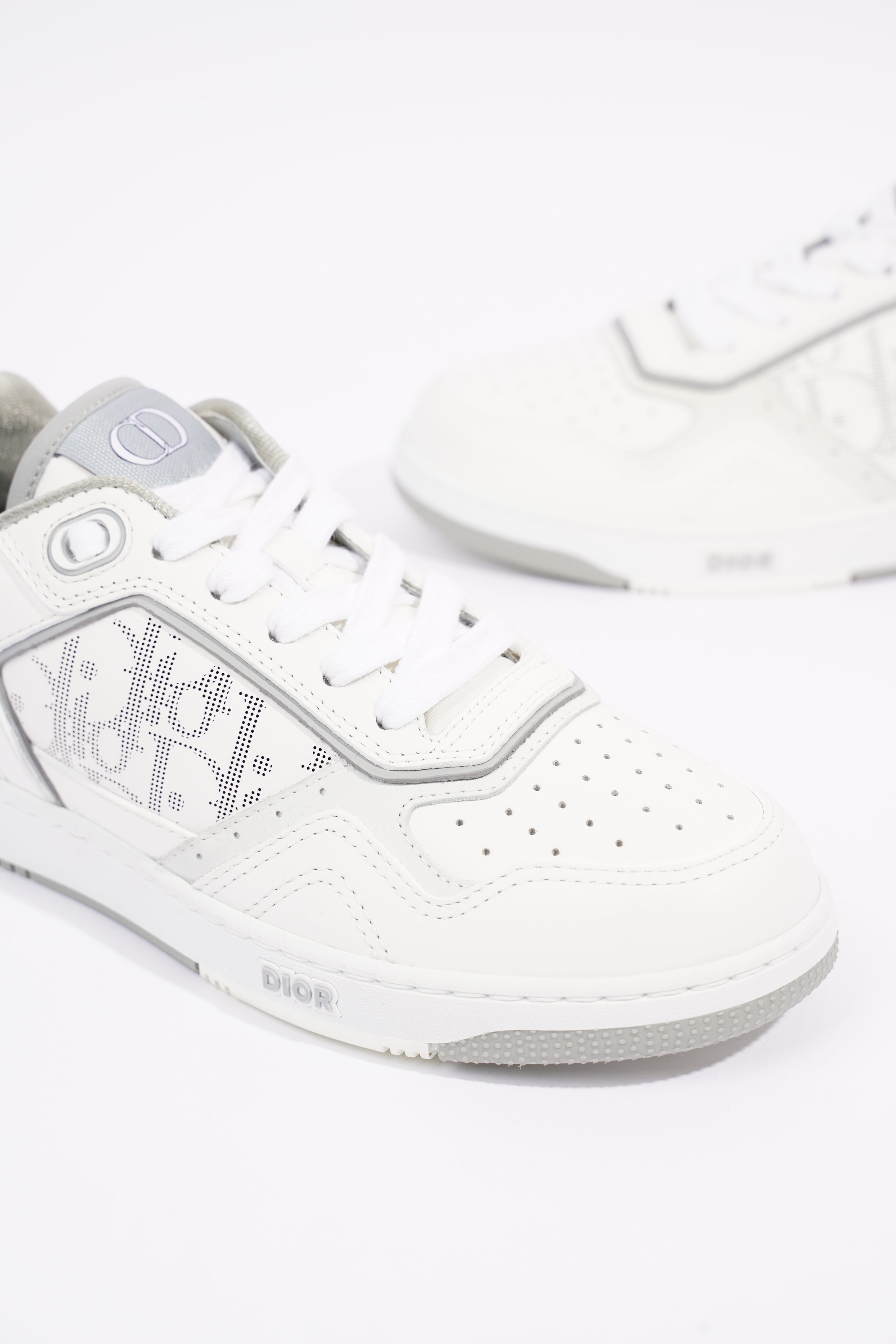 Christian Dior Womens B27 White / Grey EU 37 / UK 4