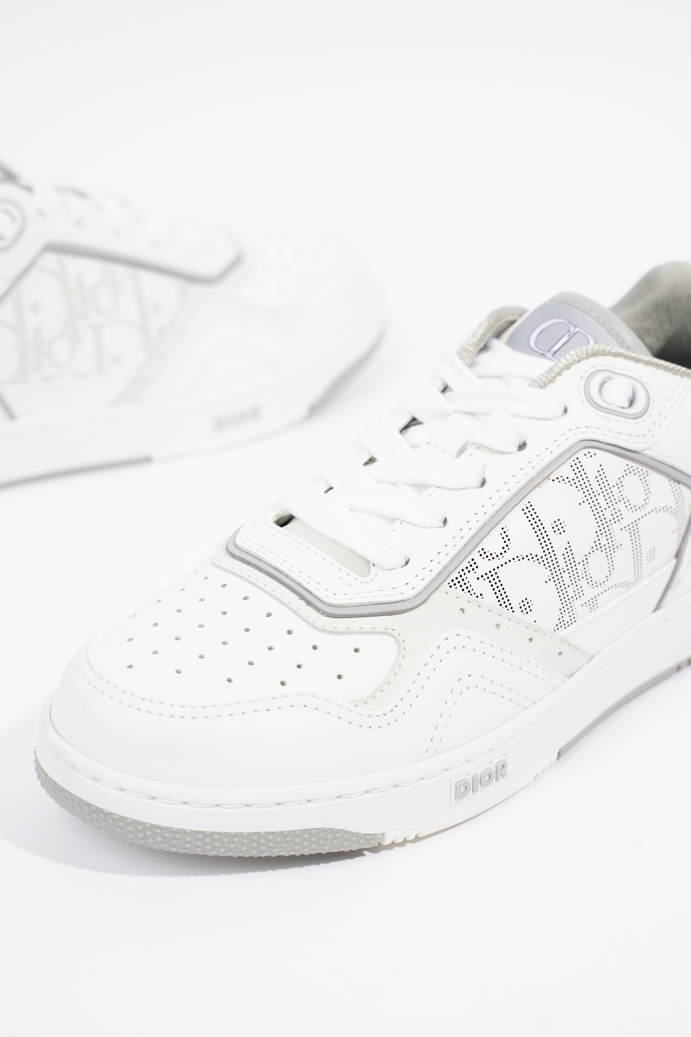 Christian Dior Womens B27 White / Grey EU 37 / UK 4