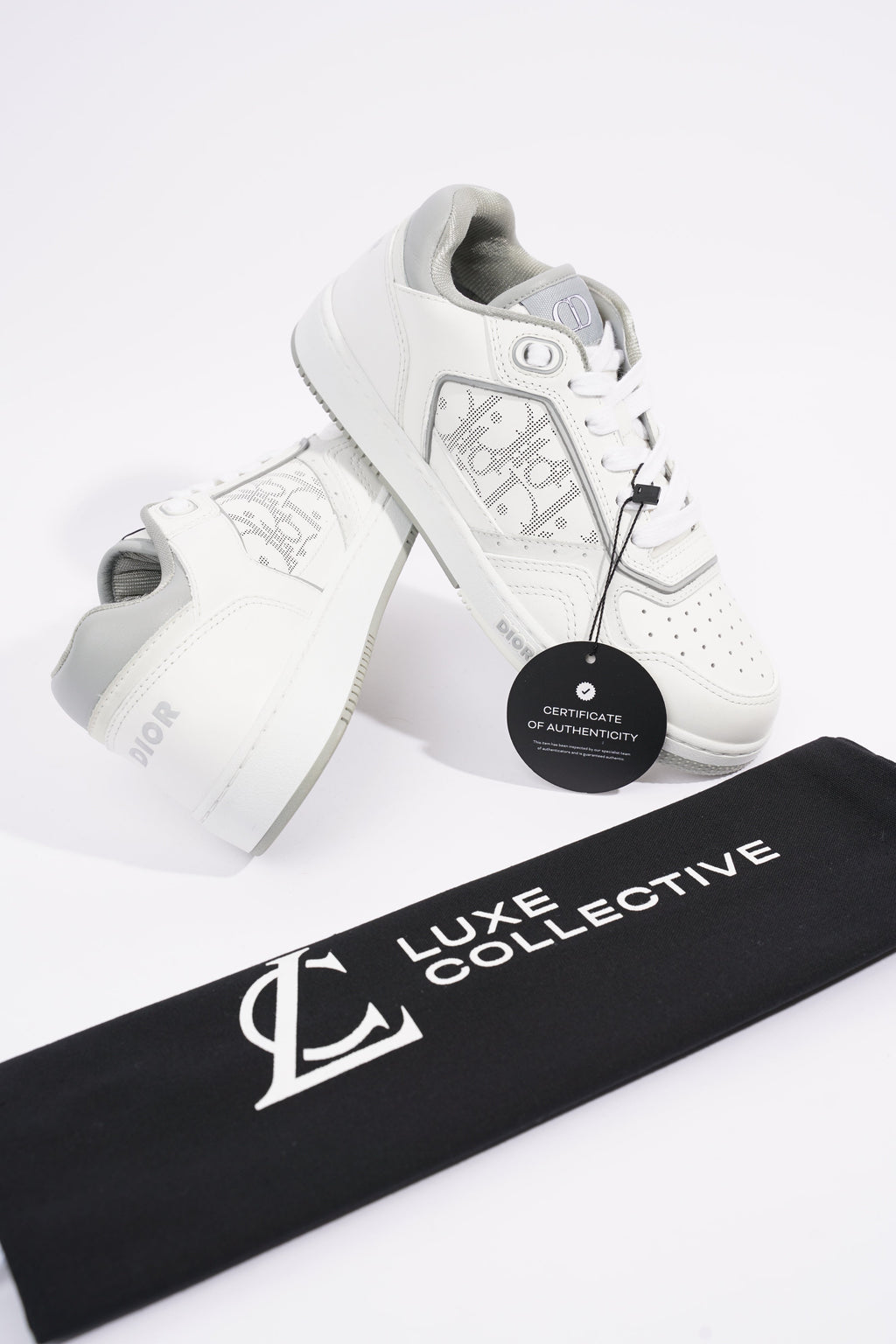 Christian Dior Womens B27 White / Grey EU 37 / UK 4