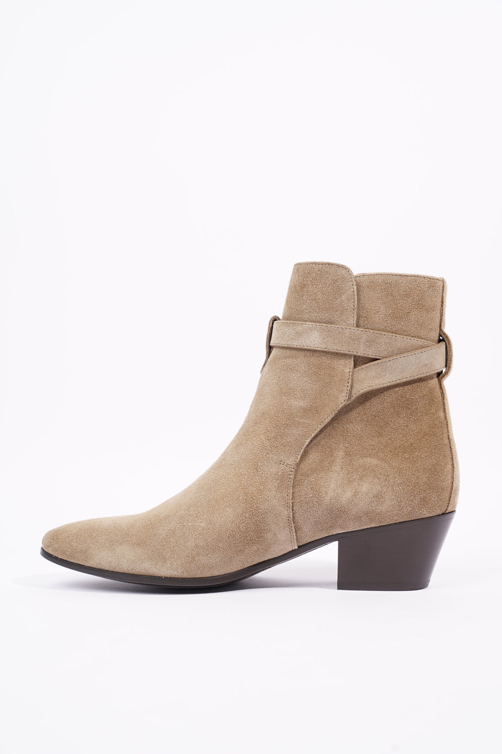 Saint Laurent Womens West 45 Boot Beige EU 37 / UK 4