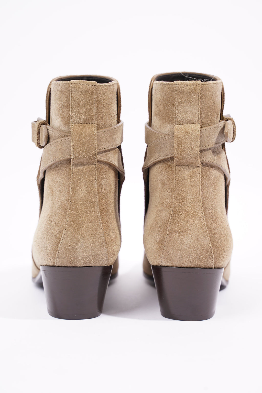 Saint Laurent Womens West 45 Boot Beige EU 37 / UK 4