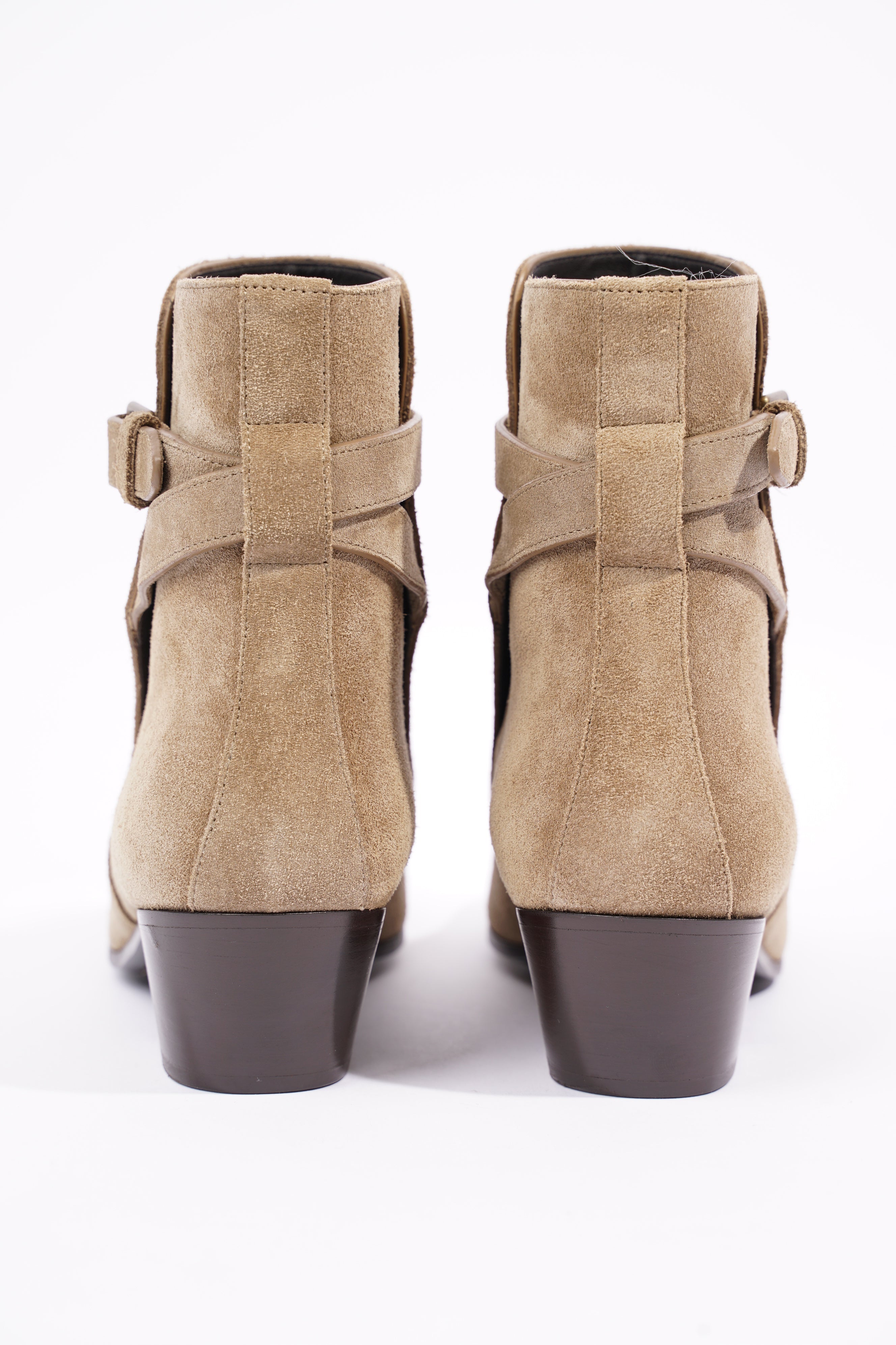 Saint Laurent Womens West 45 Boot Beige EU 37 / UK 4