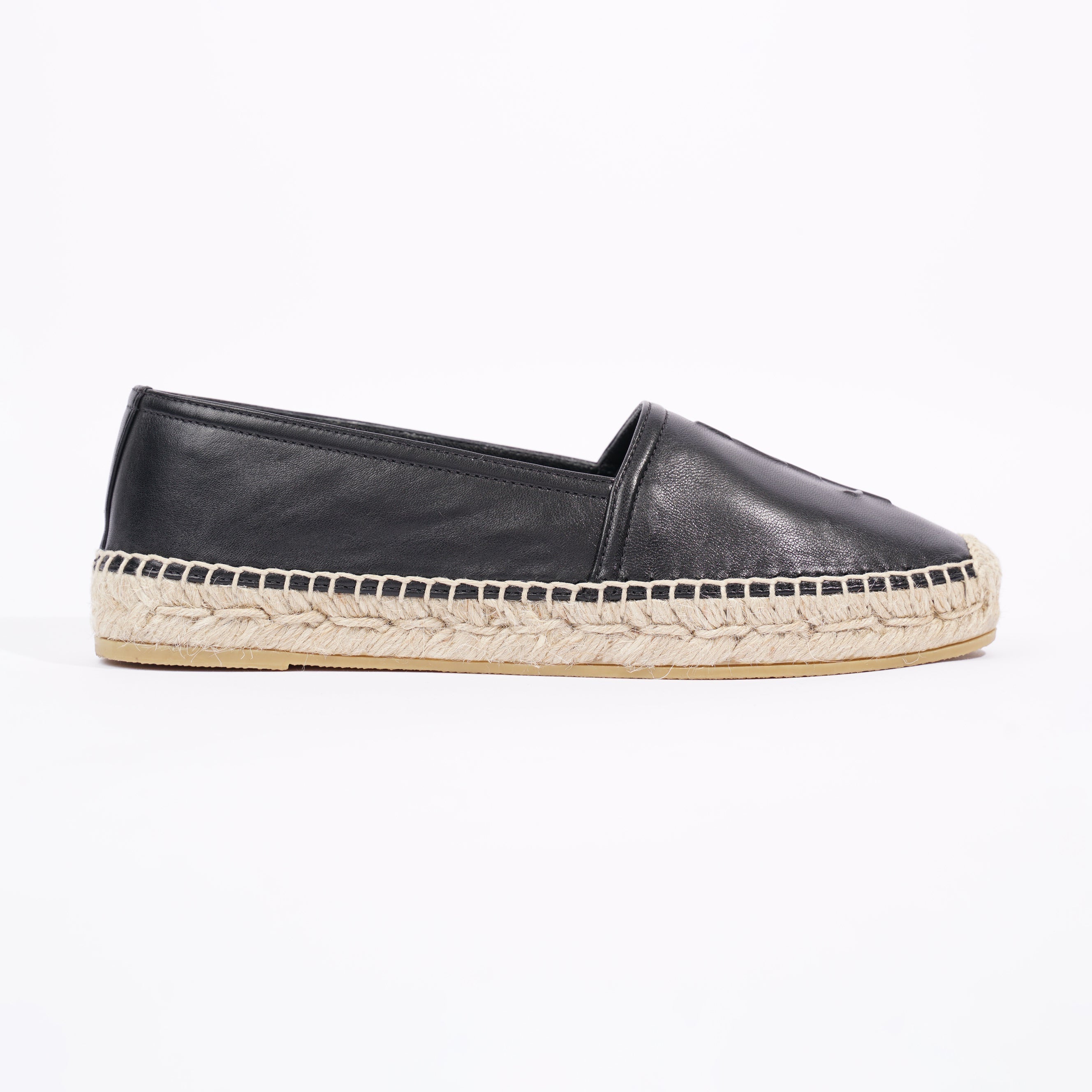 Saint Laurent Womens Espadrilles Black EU 36 / UK 3