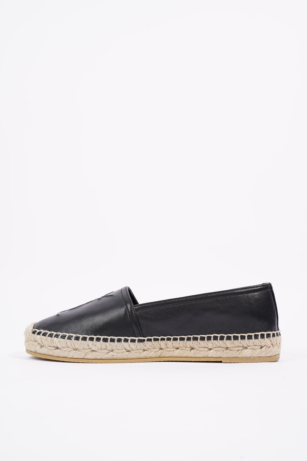 Saint Laurent Womens Espadrilles Black EU 36 / UK 3