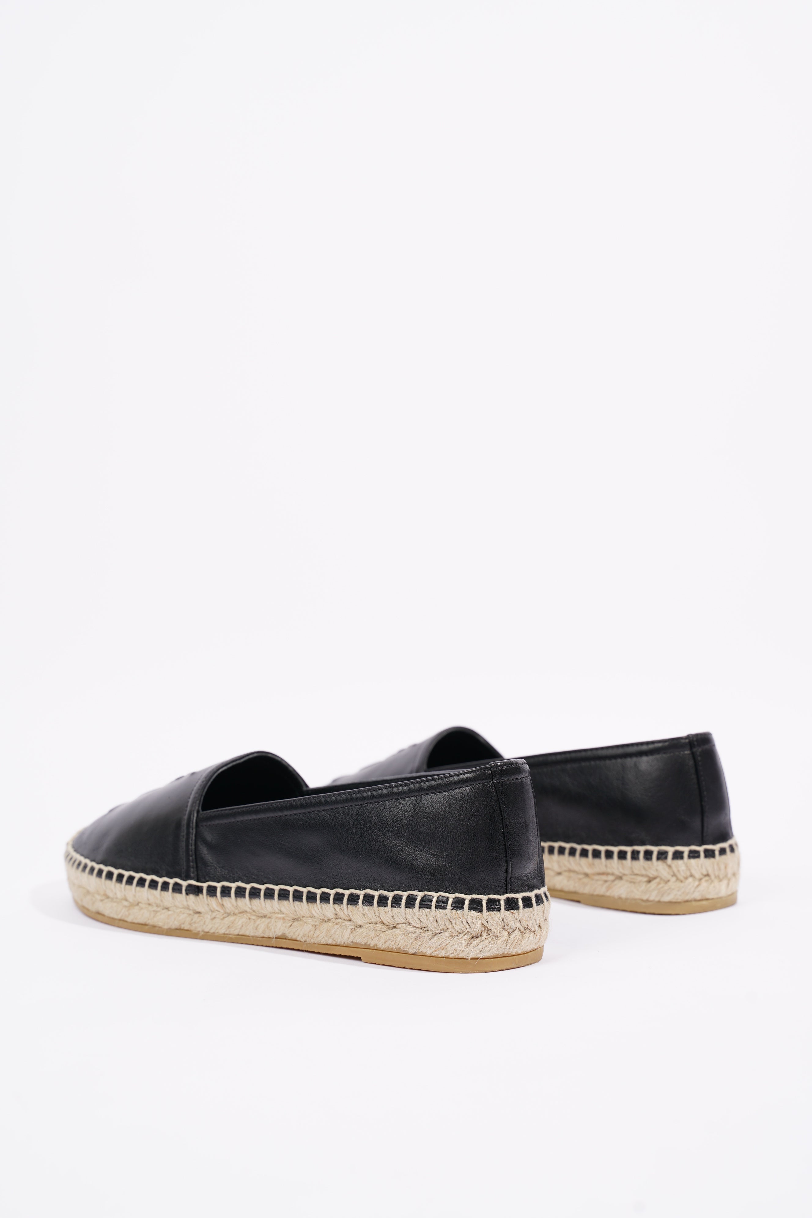 Saint Laurent Womens Espadrilles Black EU 36 / UK 3