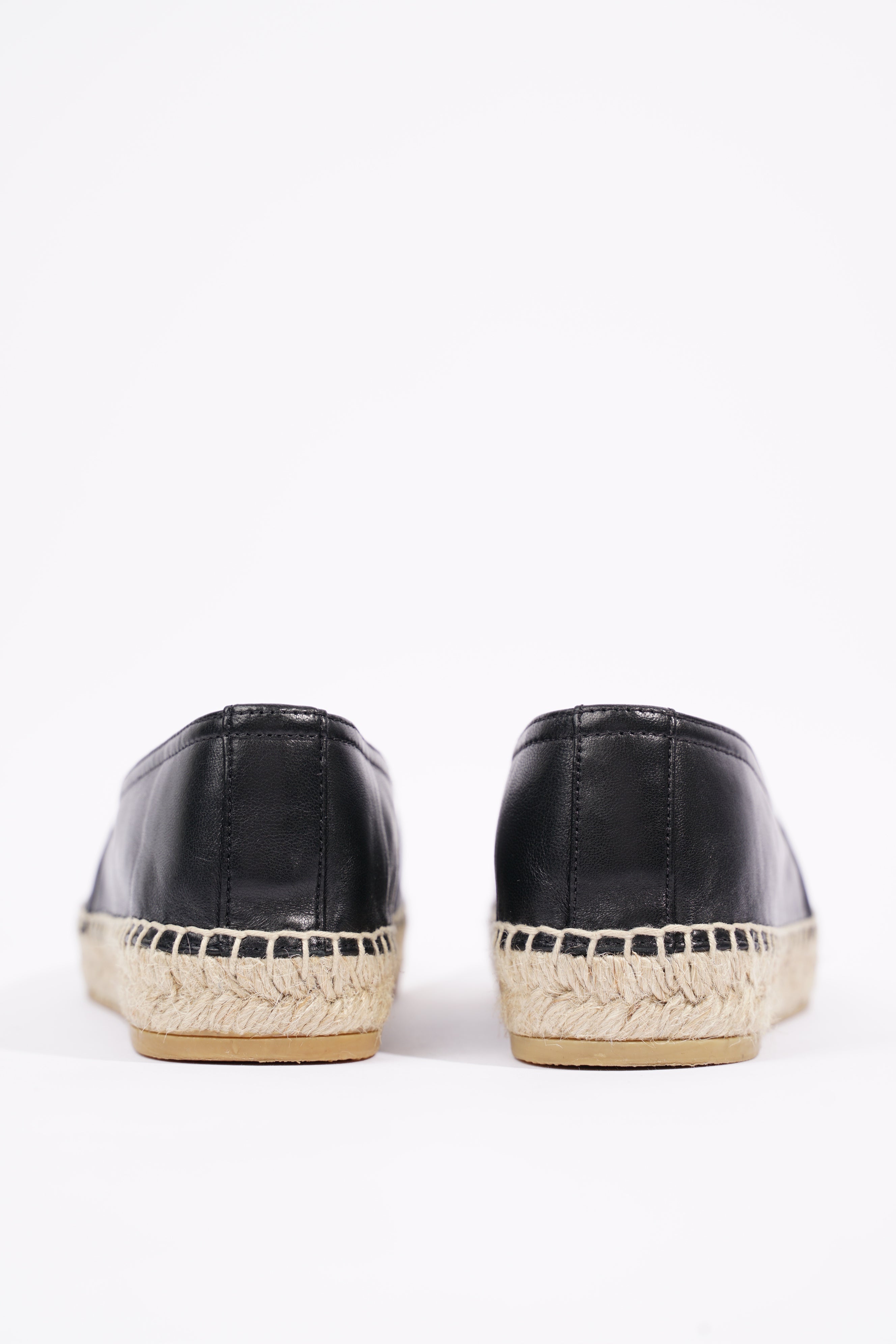 Saint Laurent Womens Espadrilles Black EU 36 / UK 3