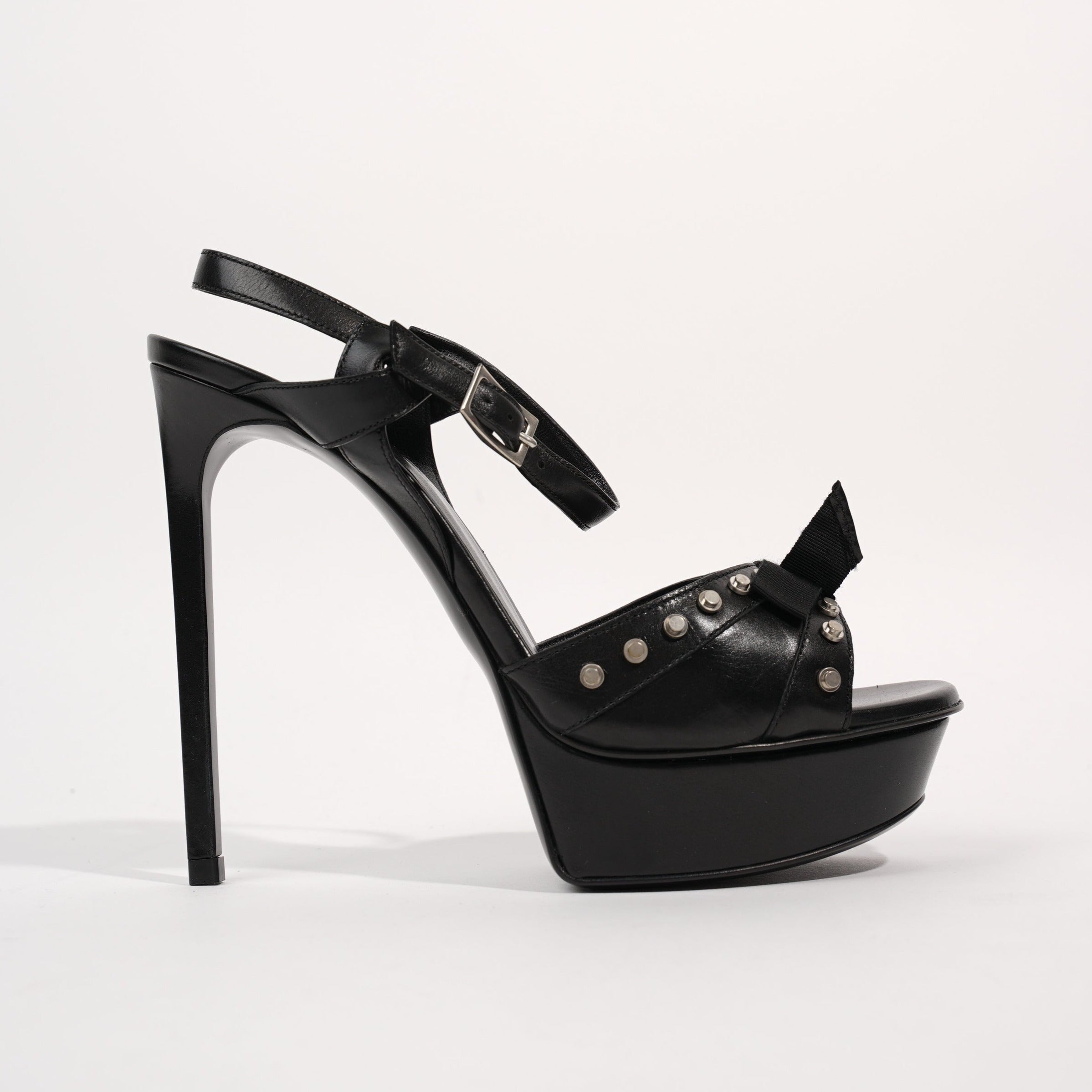 Saint Laurent Womens Alice 105 Black EU 39.5 / UK 6.5