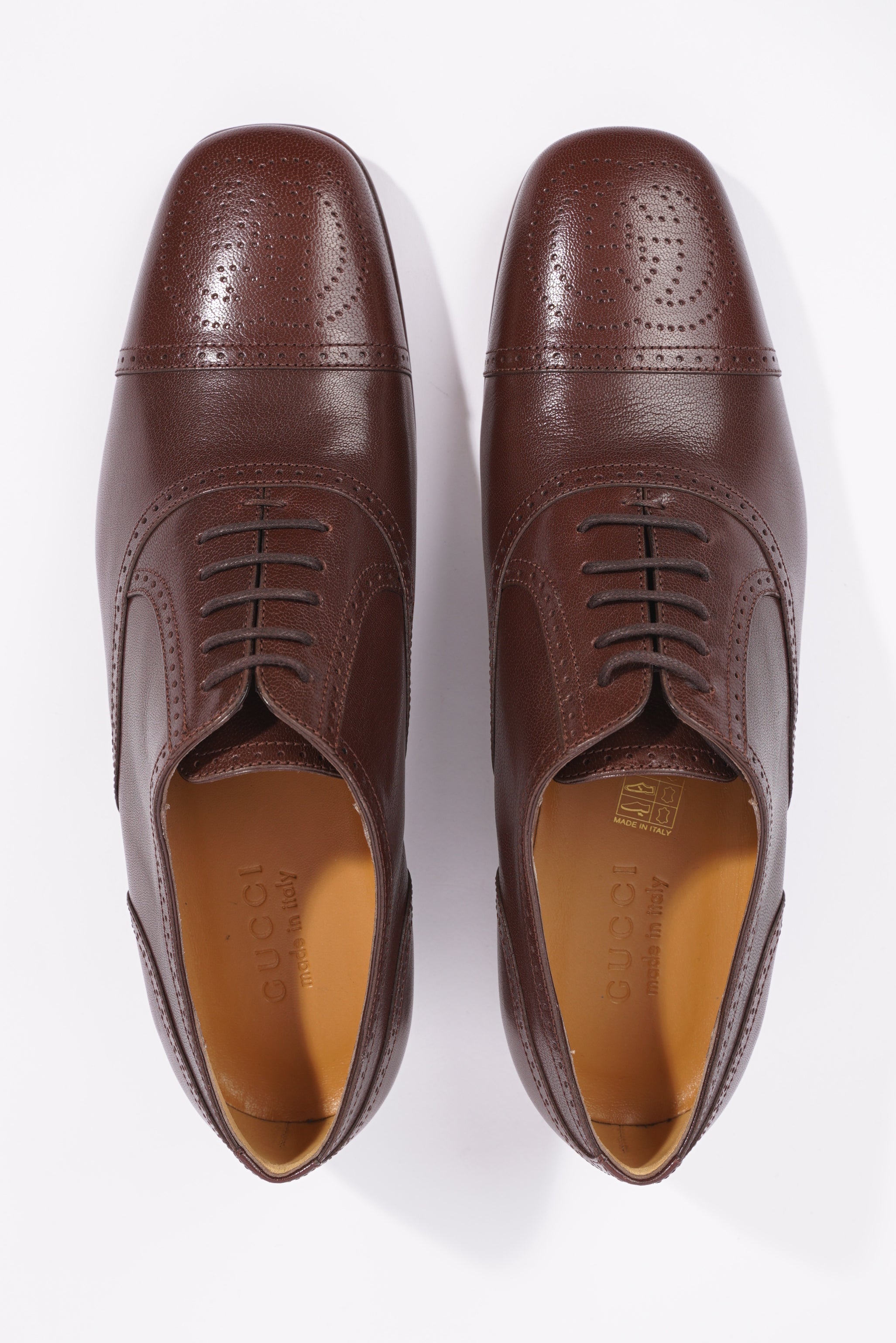 Gucci Mens Dress Brogue Brown EU 43 / UK 9