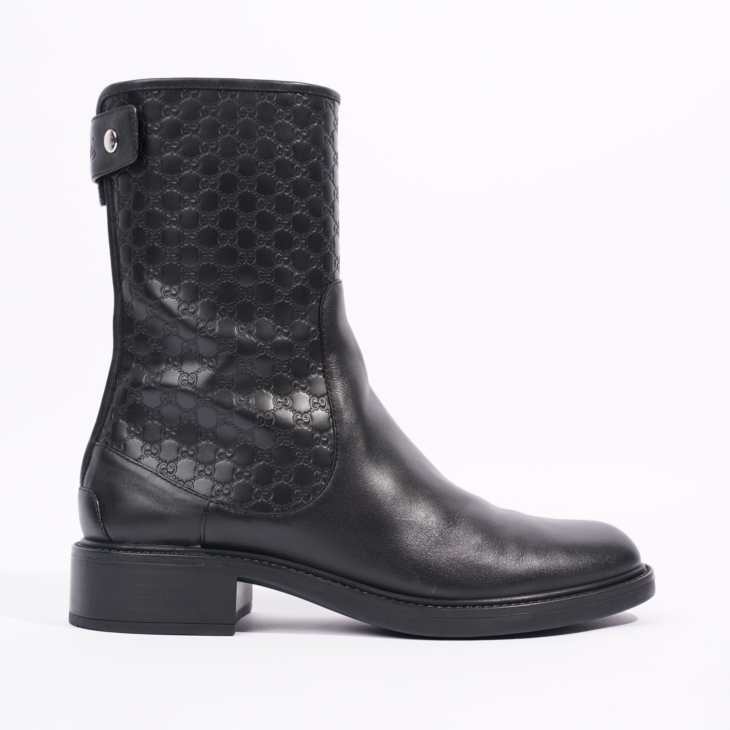 Gucci Womens Microguccissima Boot Black EU 38.5 / UK 5.5