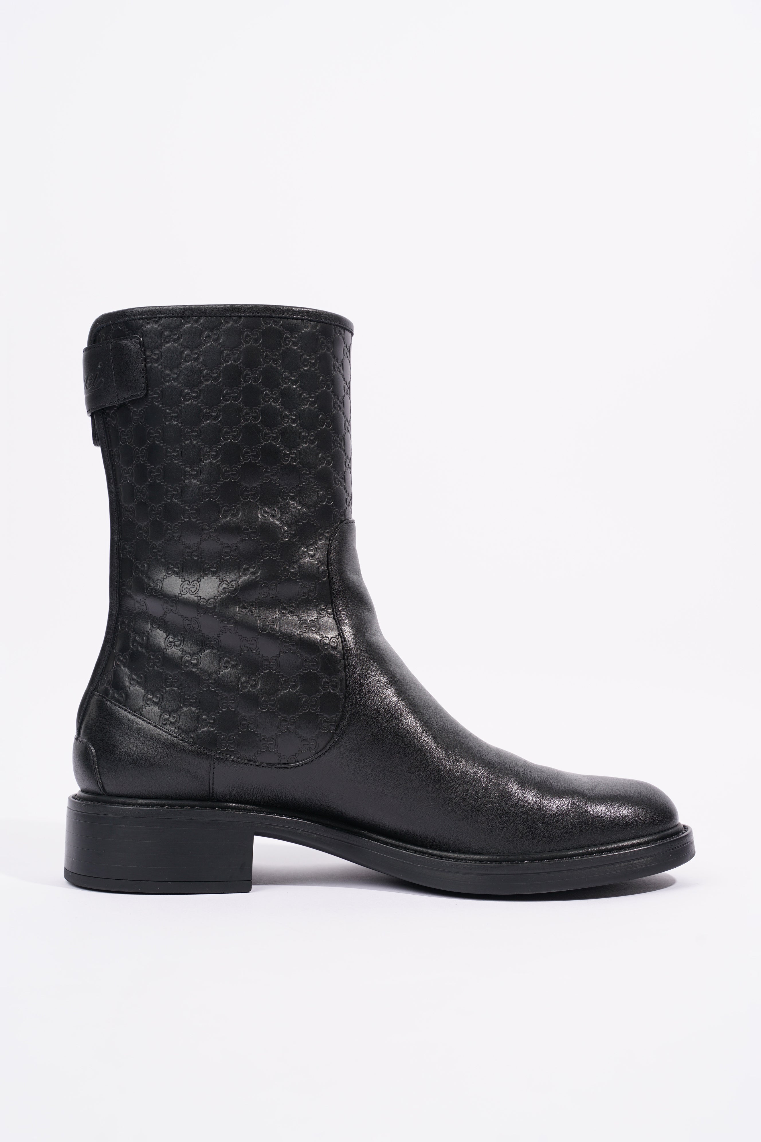 Gucci Womens Microguccissima Boot Black EU 38.5 / UK 5.5