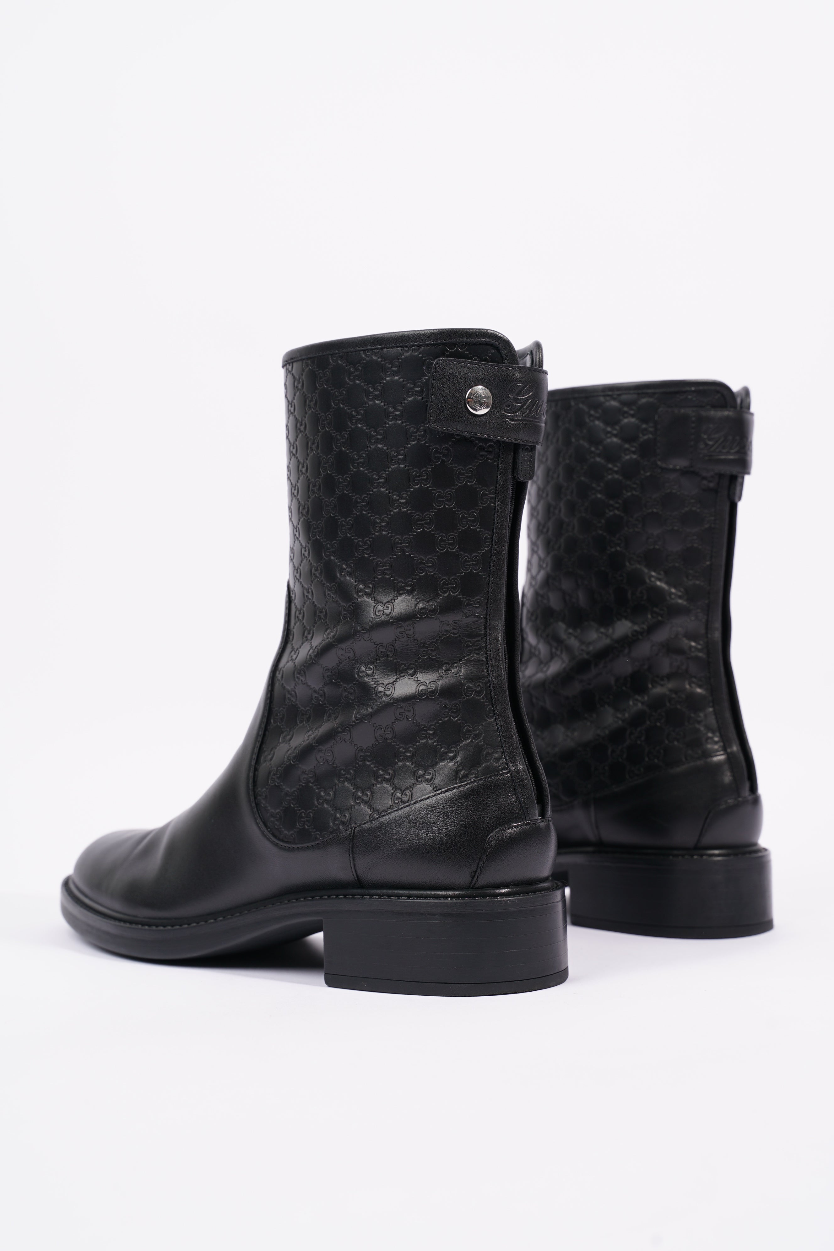 Gucci Womens Microguccissima Boot Black EU 38.5 / UK 5.5
