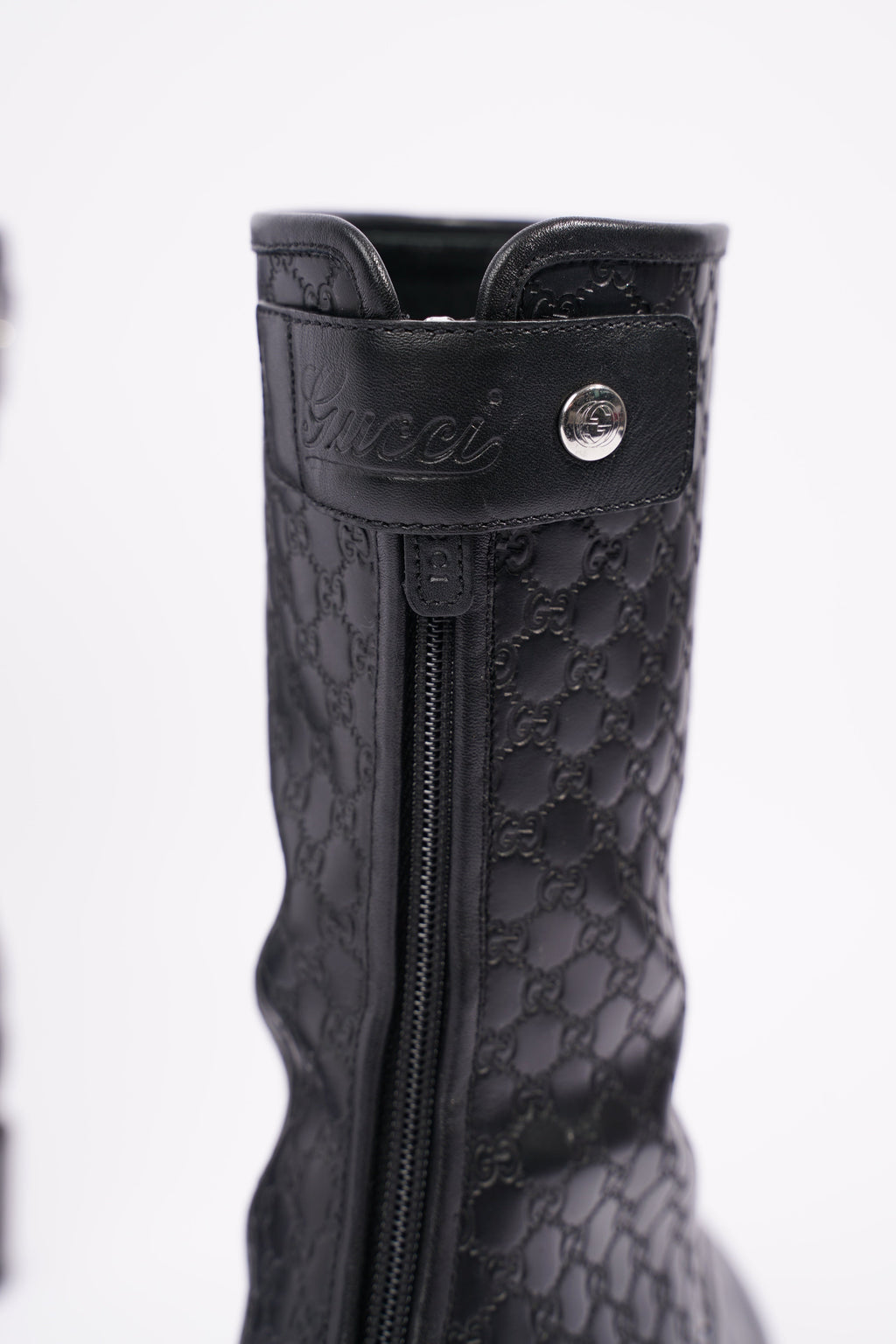 Gucci Womens Microguccissima Boot Black EU 38.5 / UK 5.5