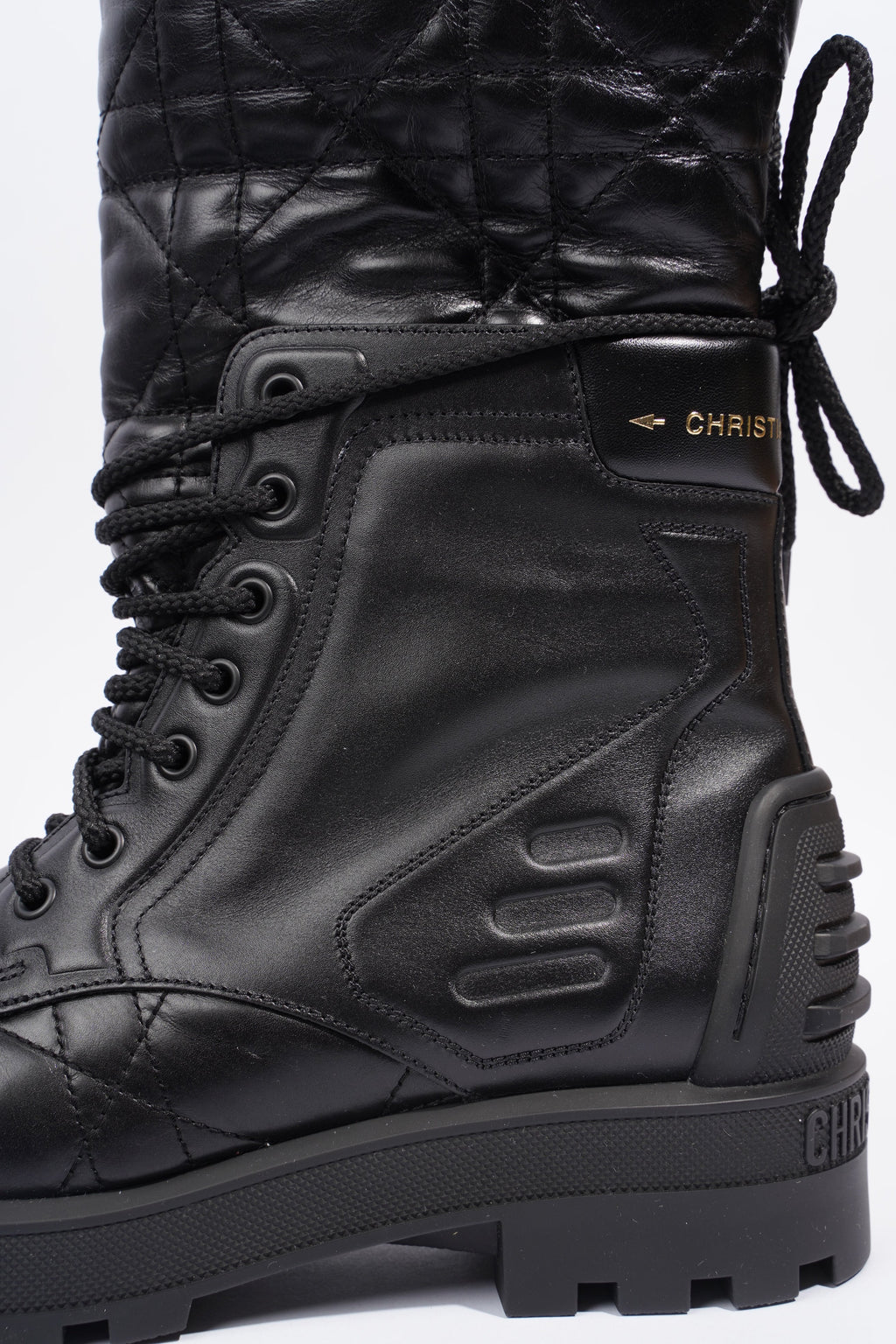 Christian Dior Boots Black Leather EU 39 UK 6