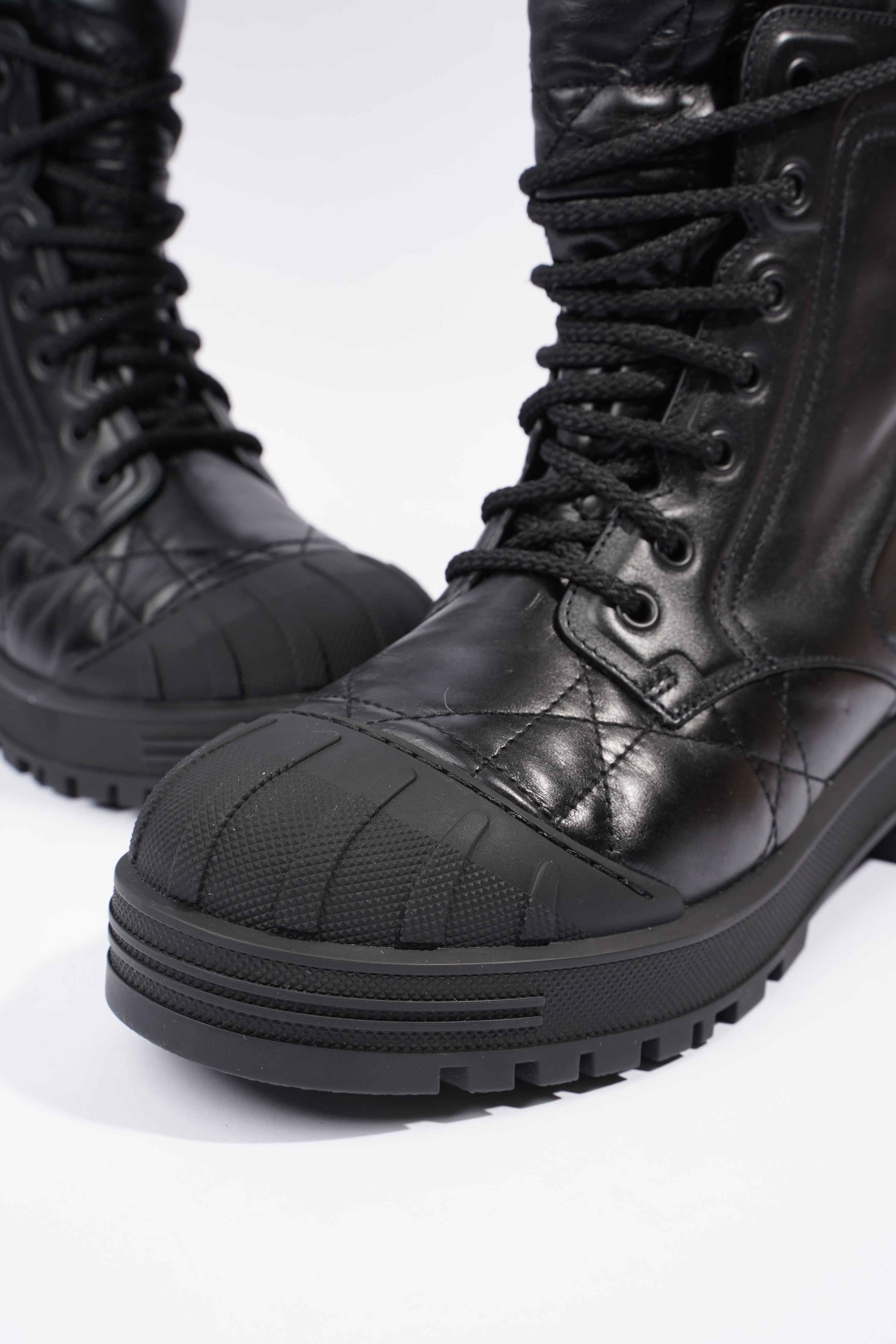 Christian Dior Boots Black Leather EU 39 UK 6