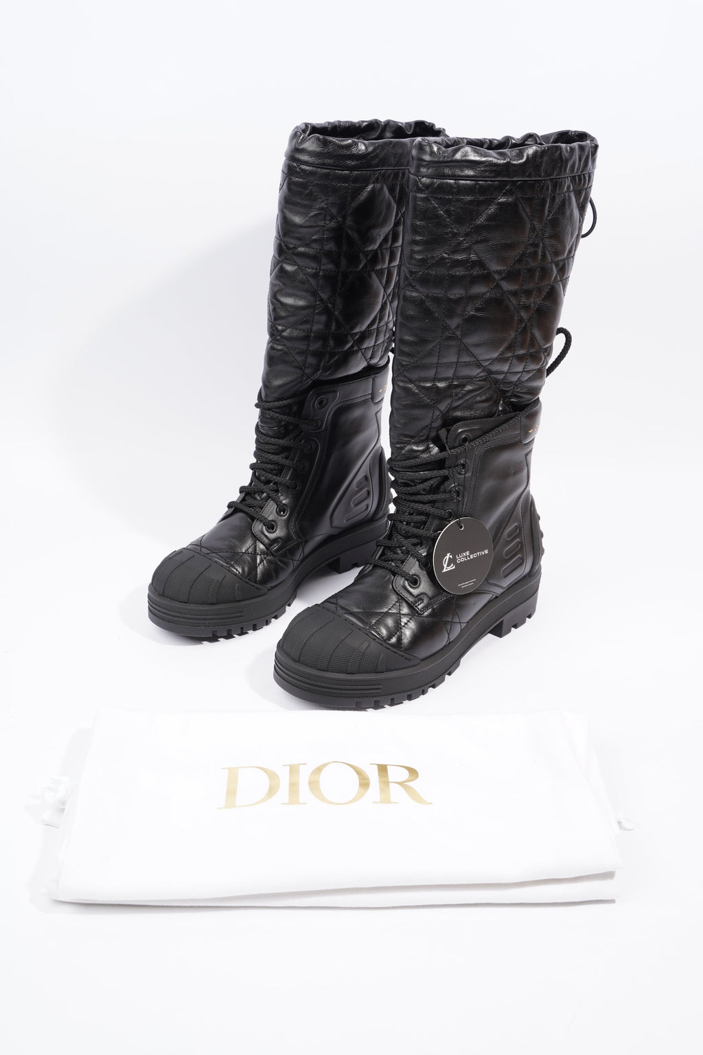 Christian Dior Boots Black Leather EU 39 UK 6