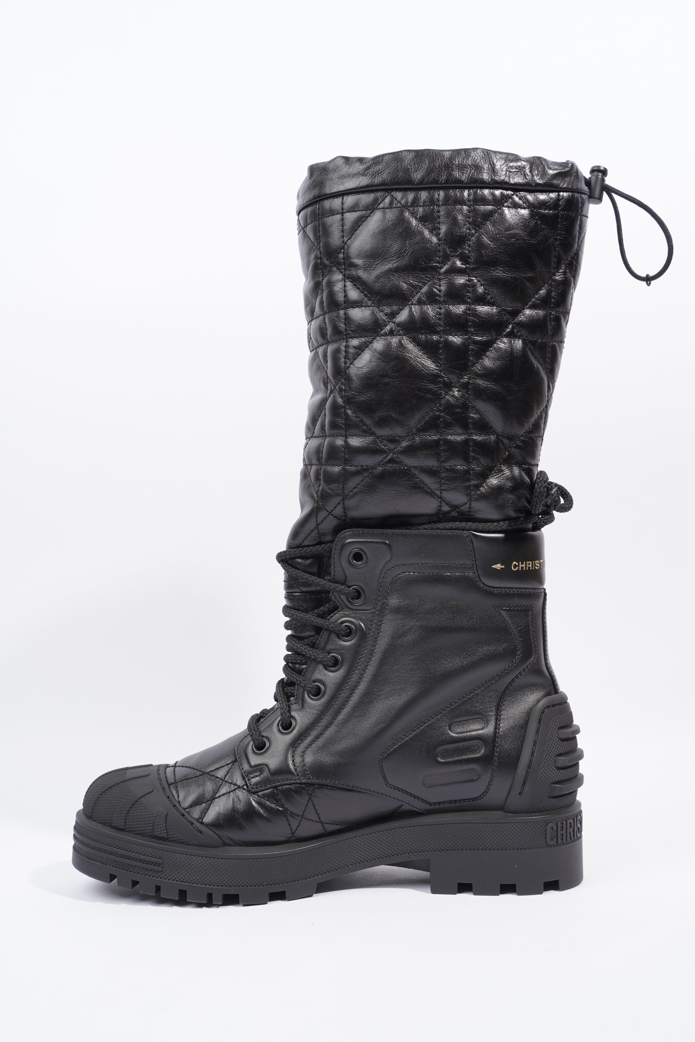 Christian Dior Boots Black Leather EU 39 UK 6