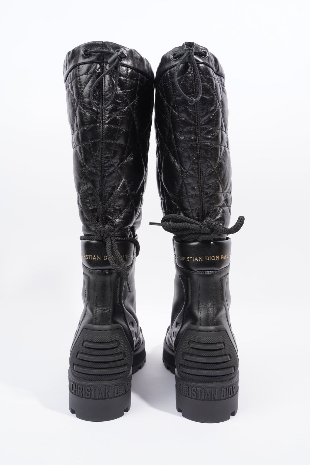 Christian Dior Boots Black Leather EU 39 UK 6