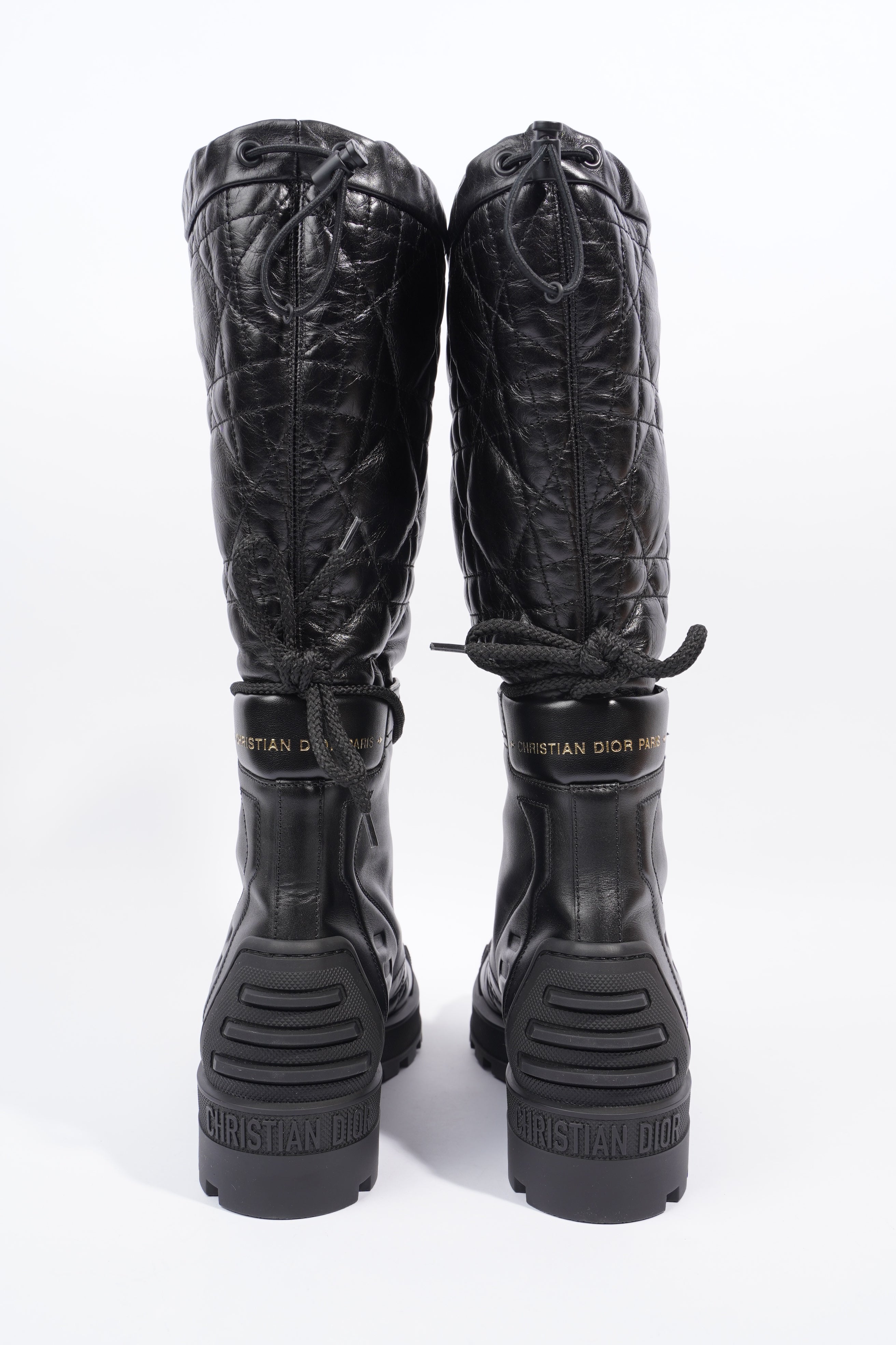 Christian Dior Boots Black Leather EU 39 UK 6