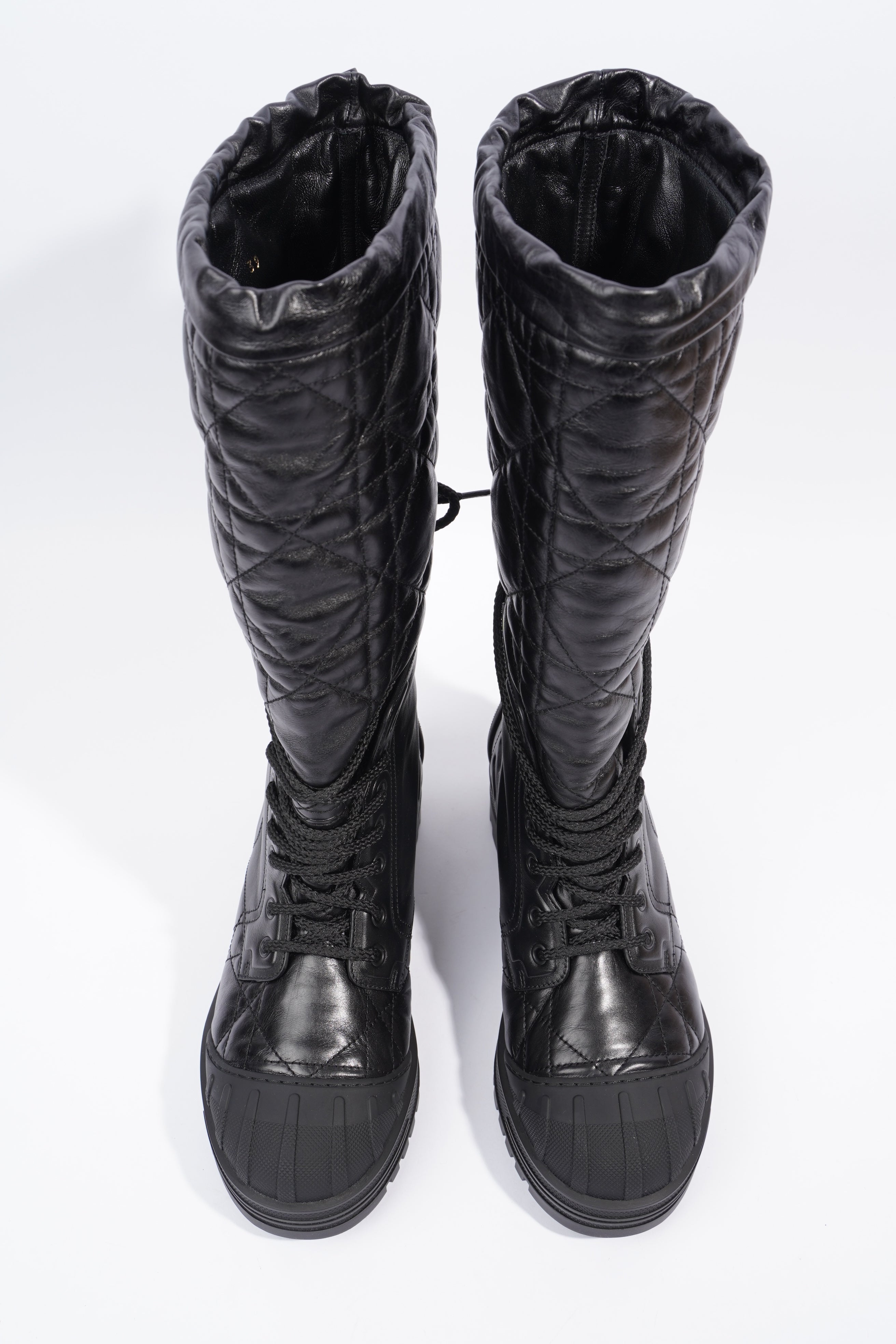 Christian Dior Boots Black Leather EU 39 UK 6