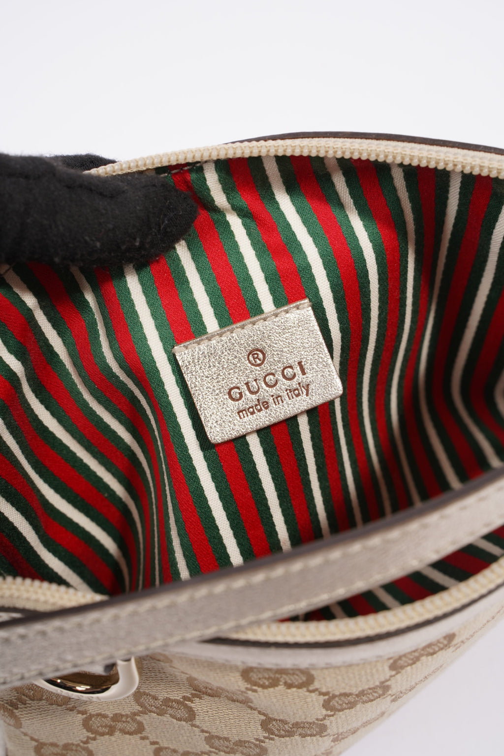 Gucci GG Pouch Beige Canvas