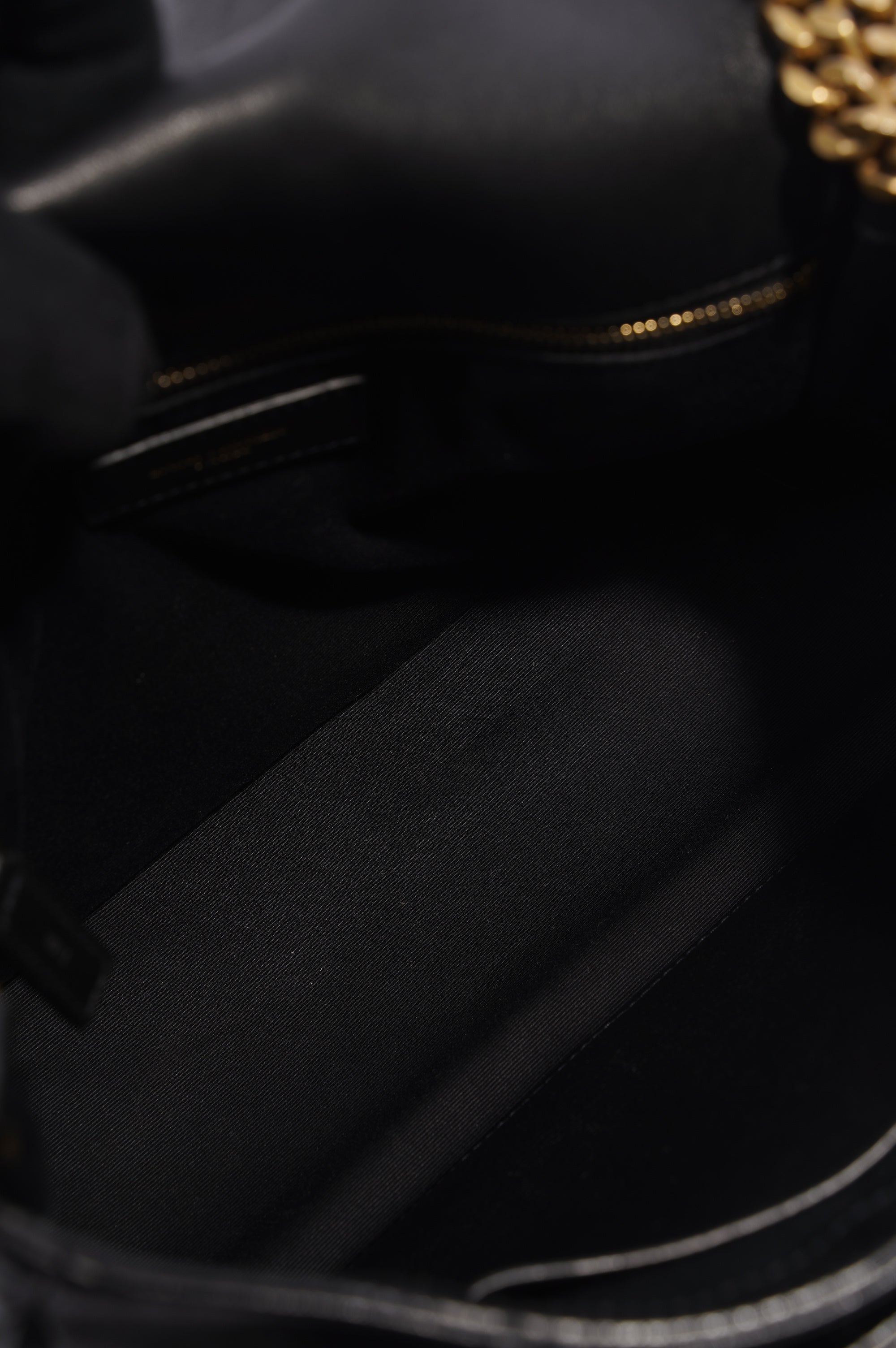 Saint Laurent Niki Chain Bag Black Lambskin Leather Medium