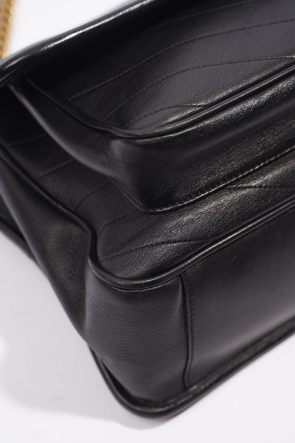 Saint Laurent Niki Chain Bag Black Lambskin Leather Medium
