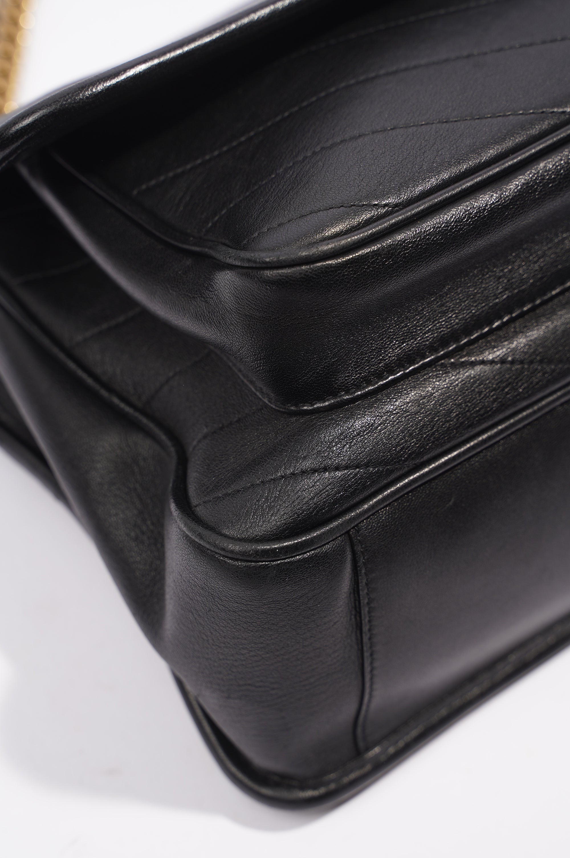 Saint Laurent Niki Chain Bag Black Lambskin Leather Medium