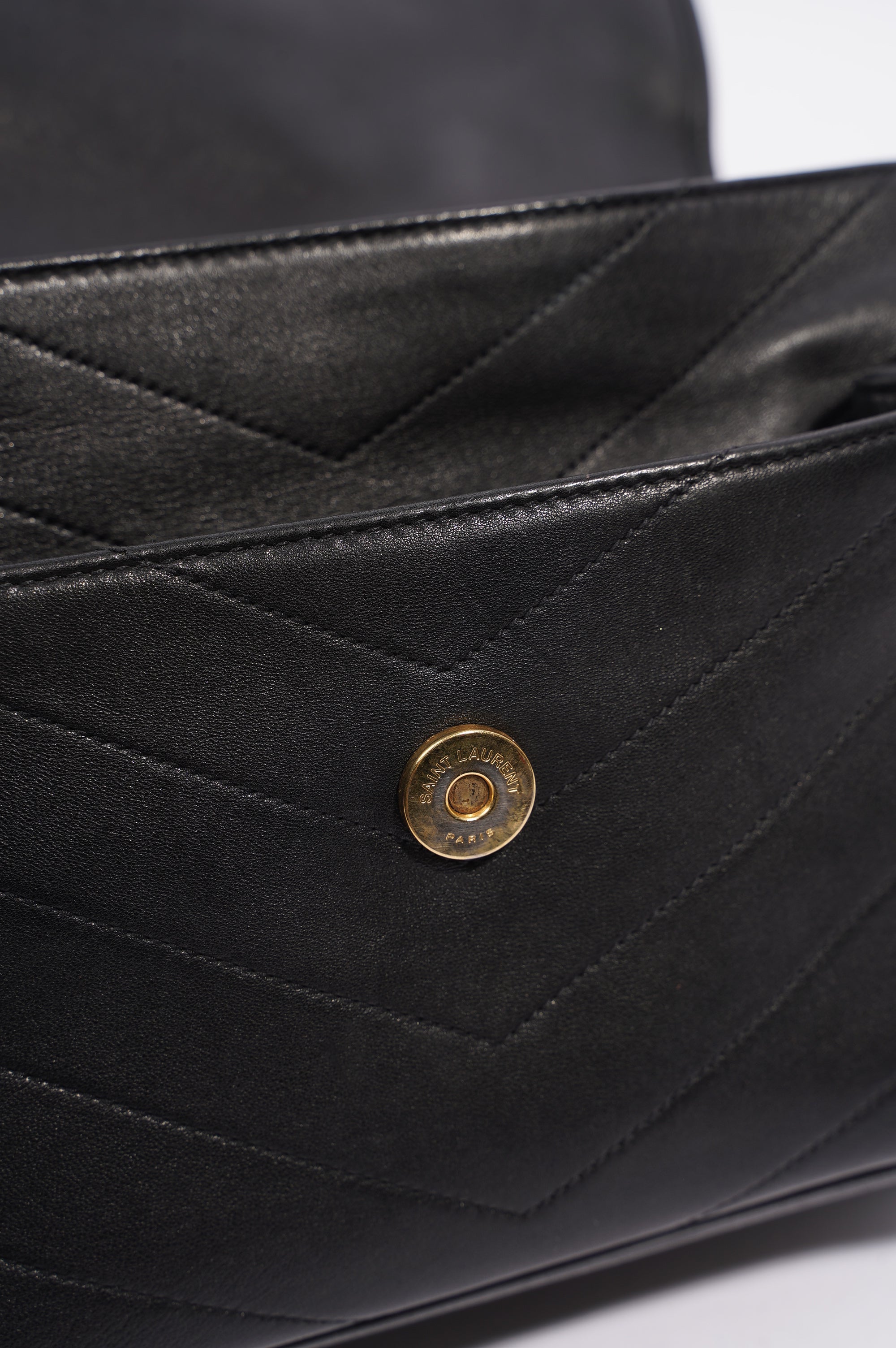 Saint Laurent Niki Chain Bag Black Lambskin Leather Medium