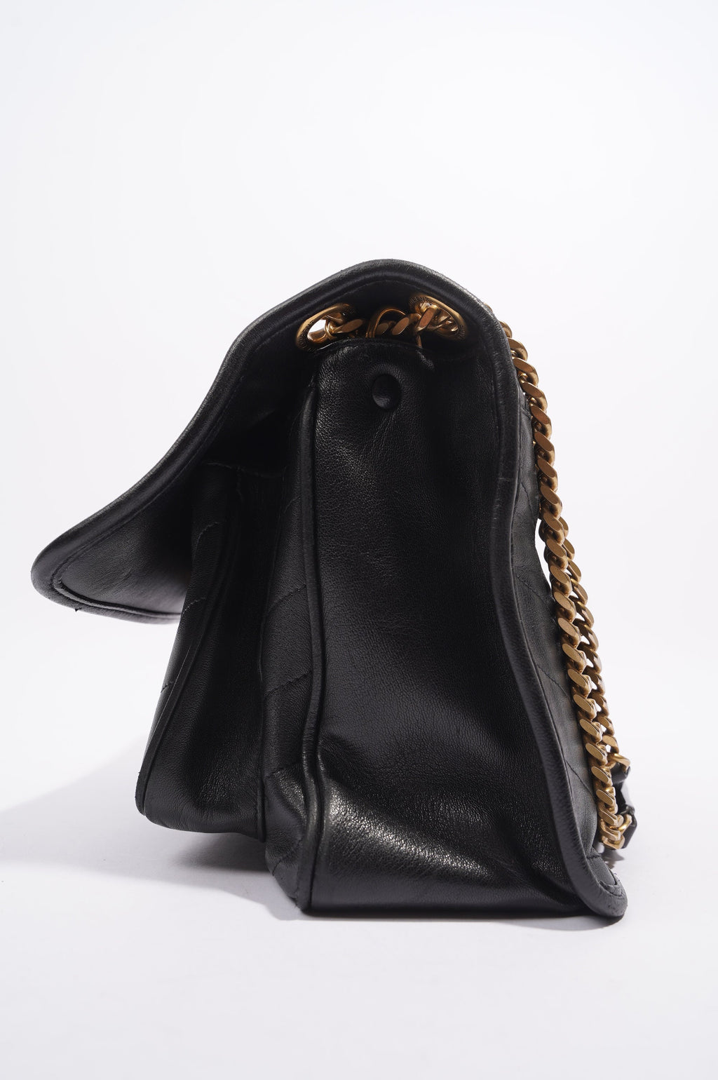 Saint Laurent Niki Chain Bag Black Lambskin Leather Medium