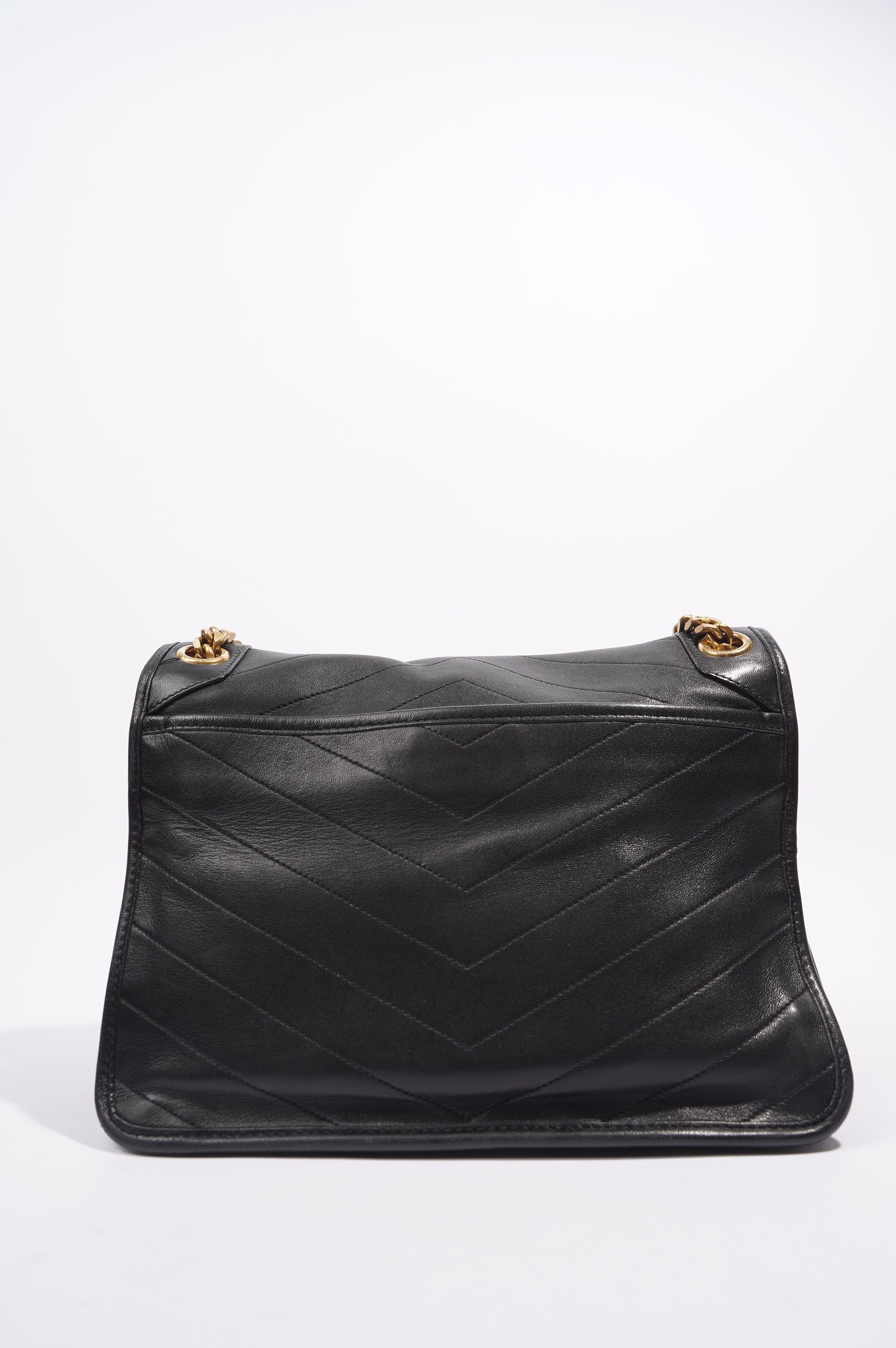 Saint Laurent Niki Chain Bag Black Lambskin Leather Medium