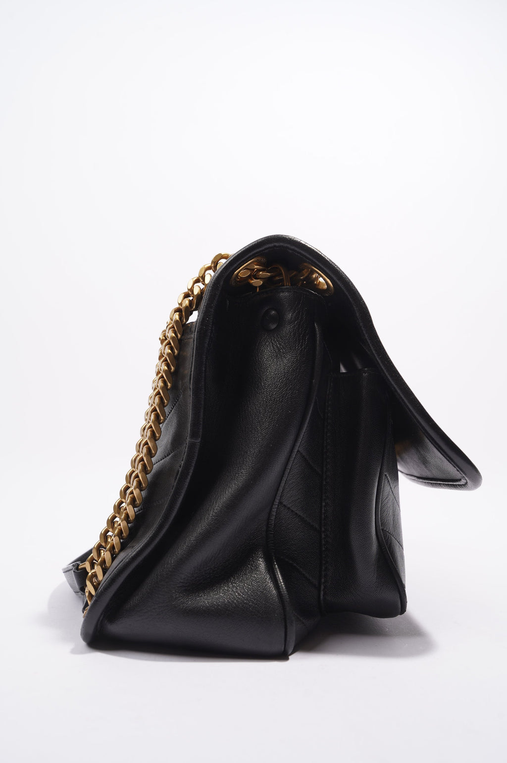Saint Laurent Niki Chain Bag Black Lambskin Leather Medium