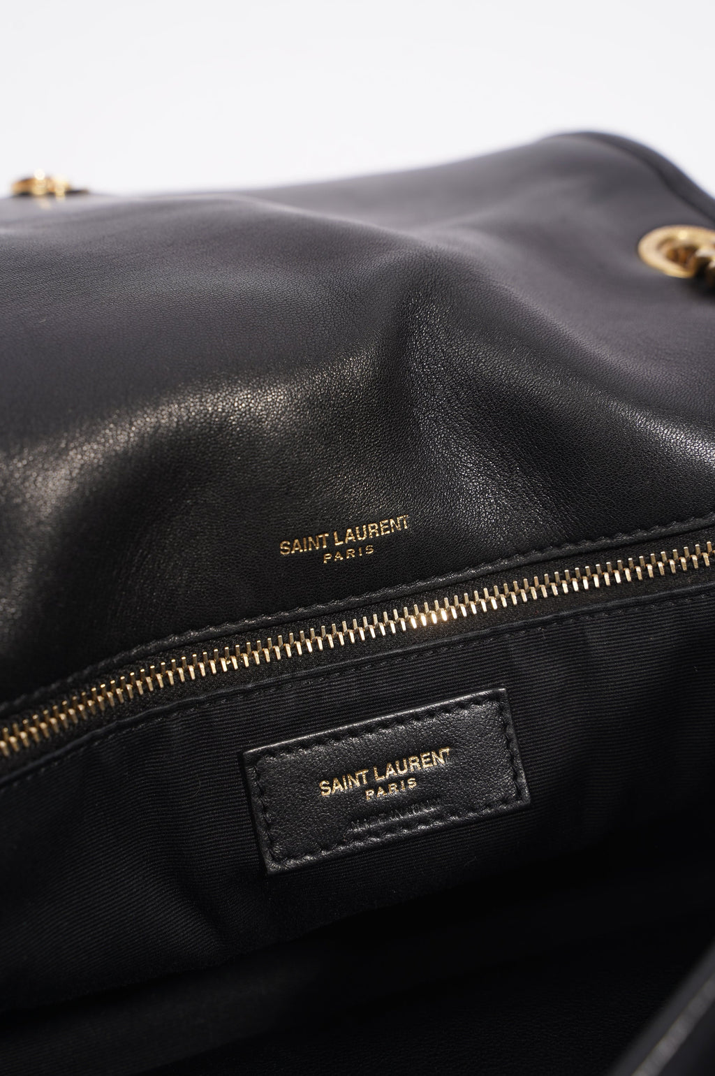 Saint Laurent Niki Chain Bag Black Lambskin Leather Medium