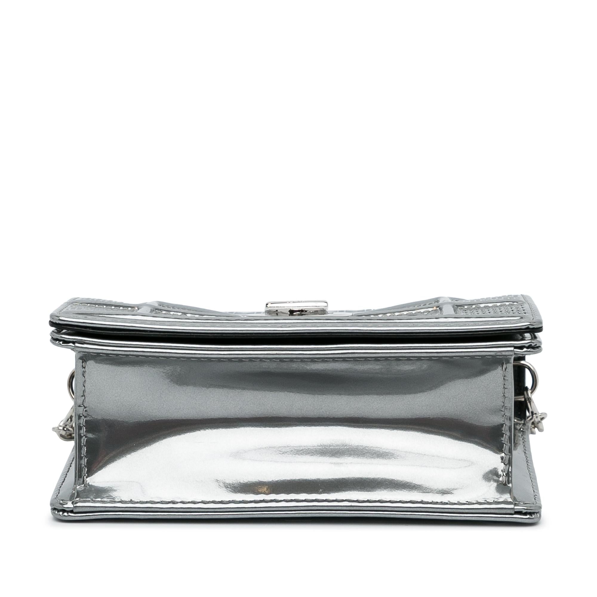 Dior Baby Patent Microcannage Diorama Crossbody Bag (SHG-WePVtH)