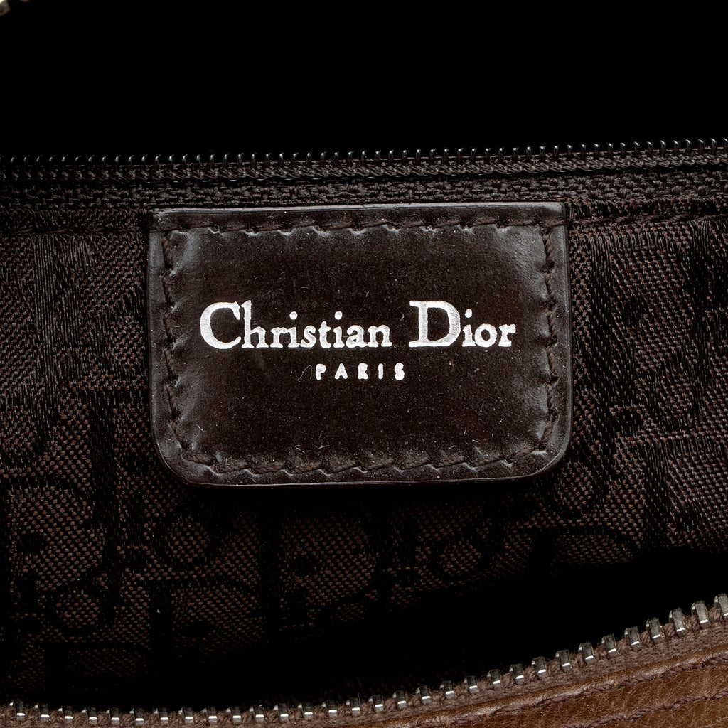Dior Calfskin Flight E/W Large Shoulder Bag (SHF-1WkgT6)
