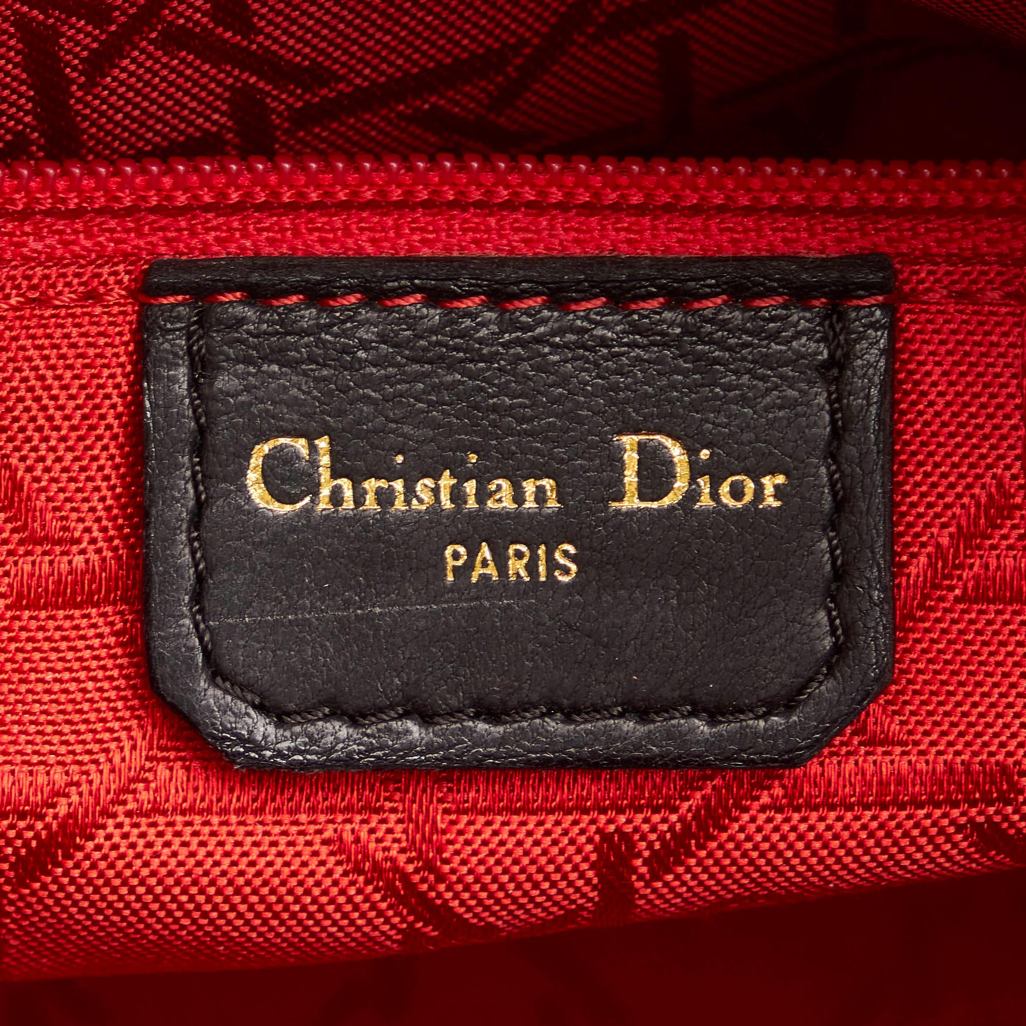 Dior Cannage Lady Dior Lambskin Leather Handbag (SHG-31012)