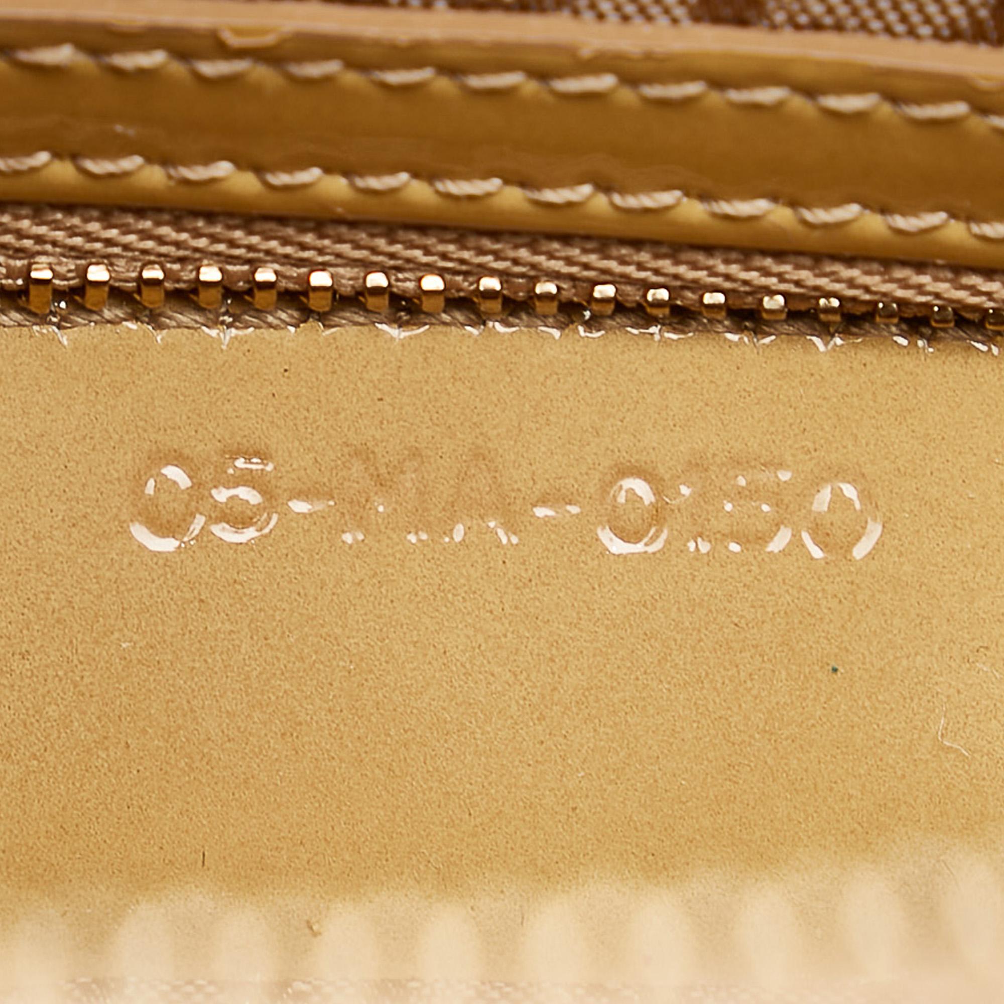 Dior Cannage Lady Dior Patent Leather Tote (SHG-25997)