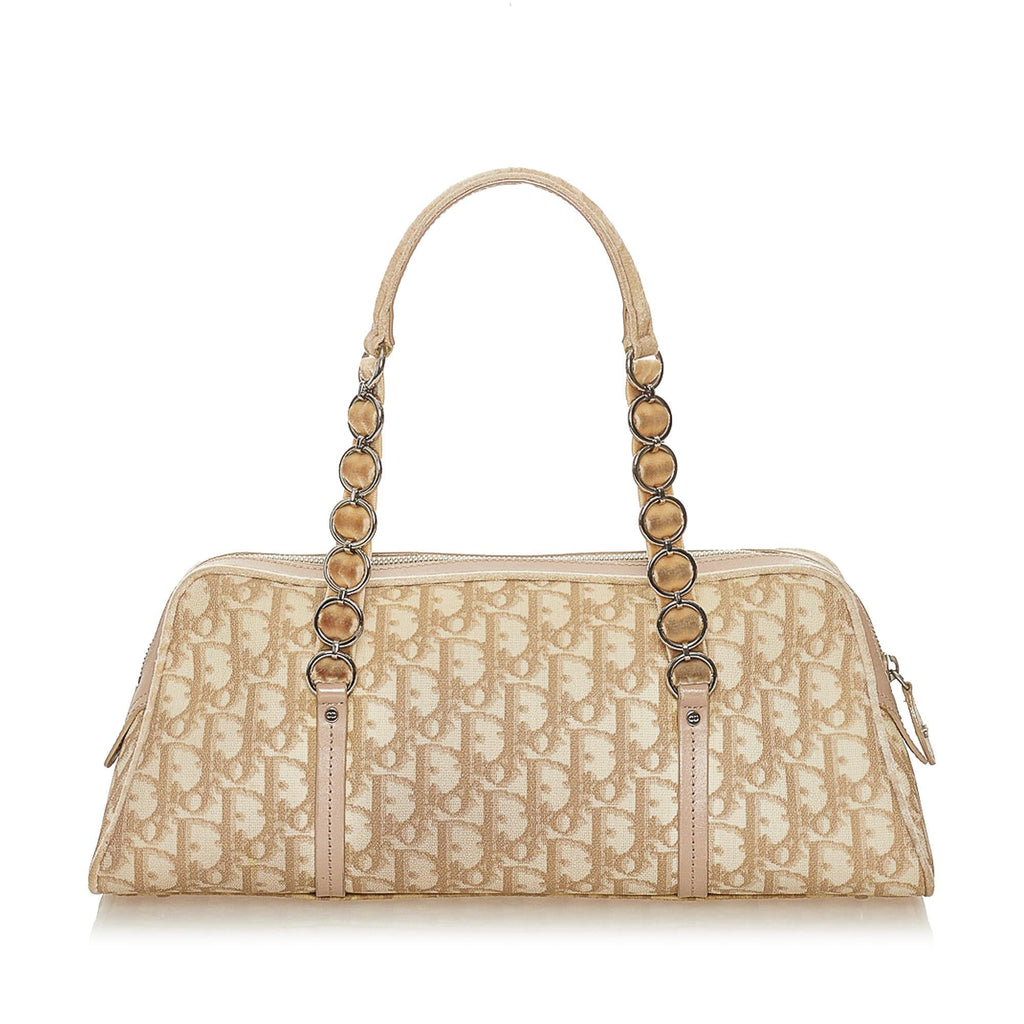 Dior Dior Oblique Romantique Canvas Handbag (SHG-27902)