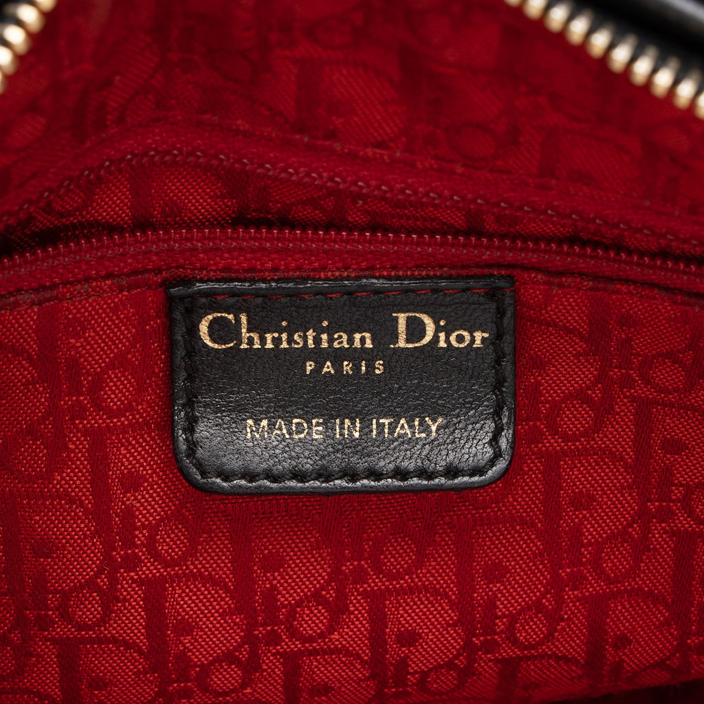 Dior Lambskin Lady Dior Medium Tote (SHF-aNlTPc)