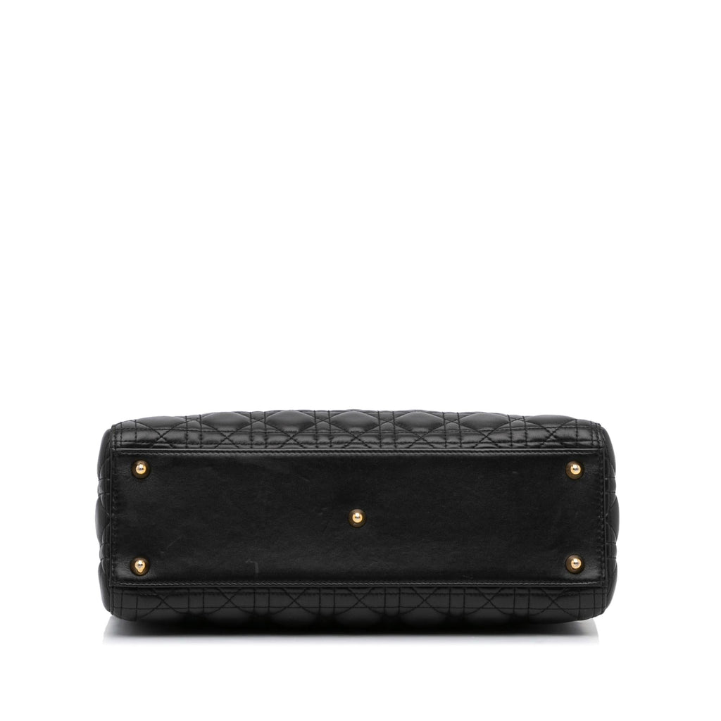 Dior Large Cannage Lambskin Lady Dior (SHG-U6Y2QF)